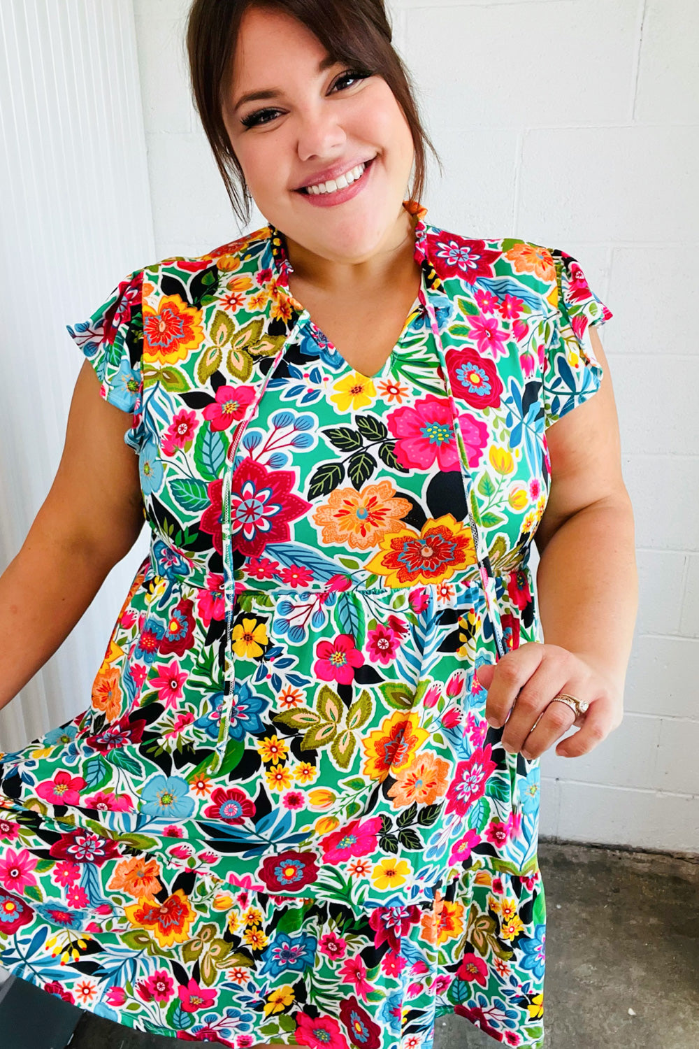 Equinox Ruffled Dress