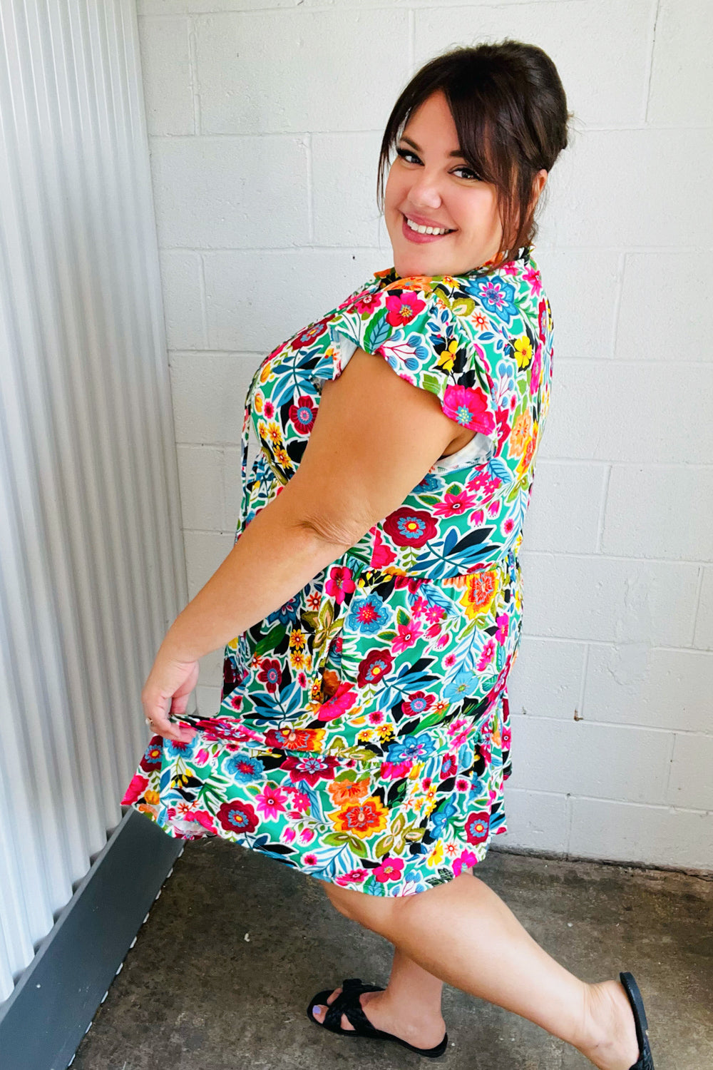 Equinox Ruffled Dress