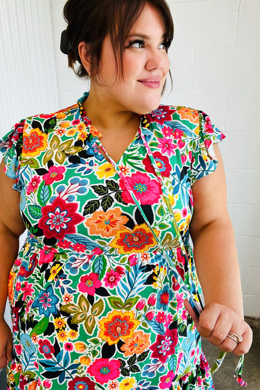 Equinox Ruffled Dress