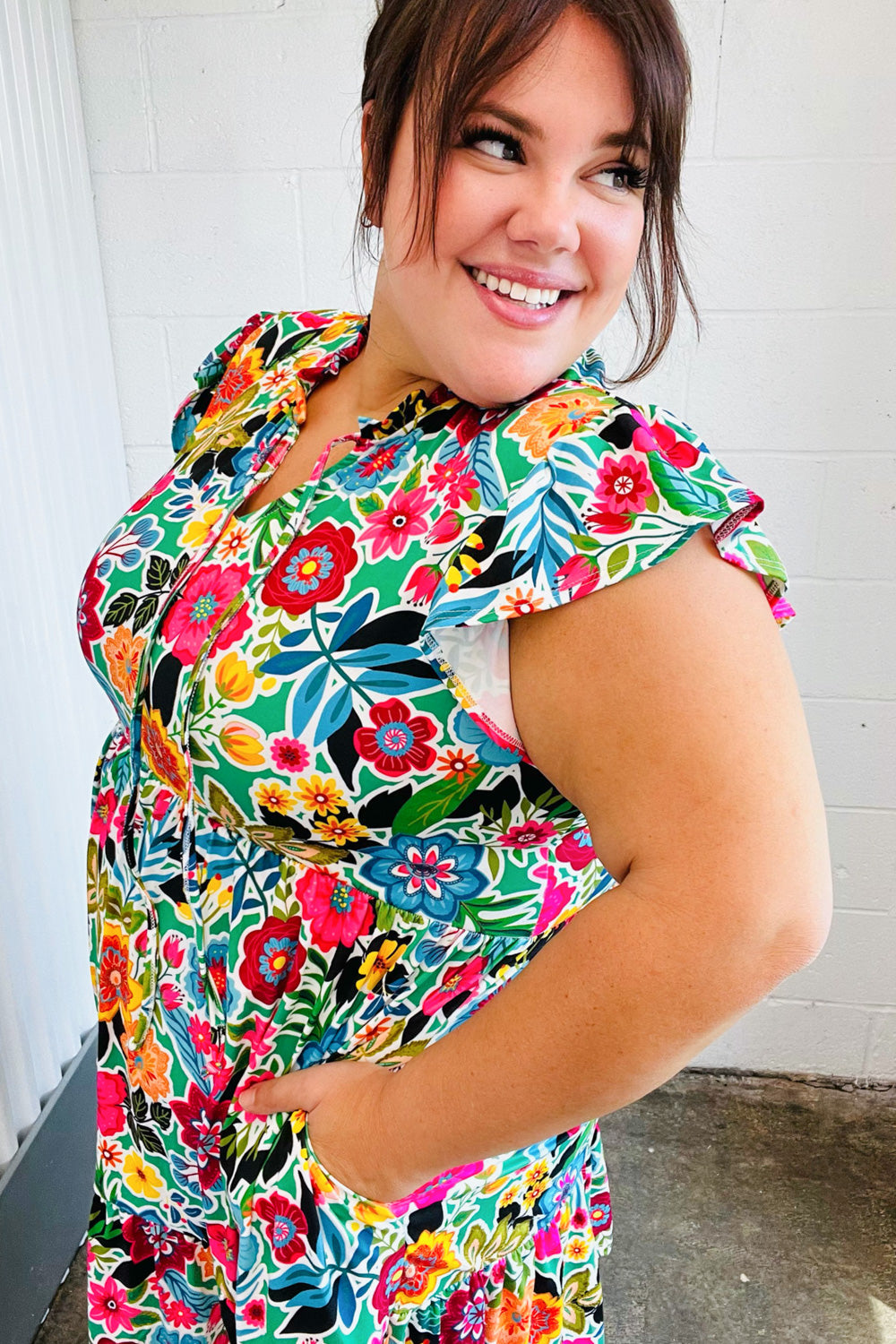 Equinox Ruffled Dress