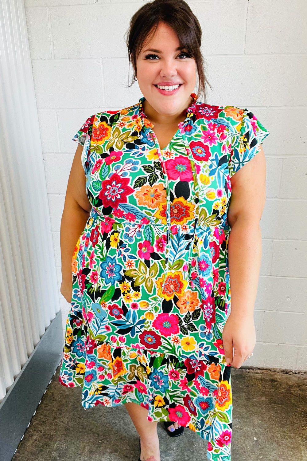 Equinox Ruffled Dress