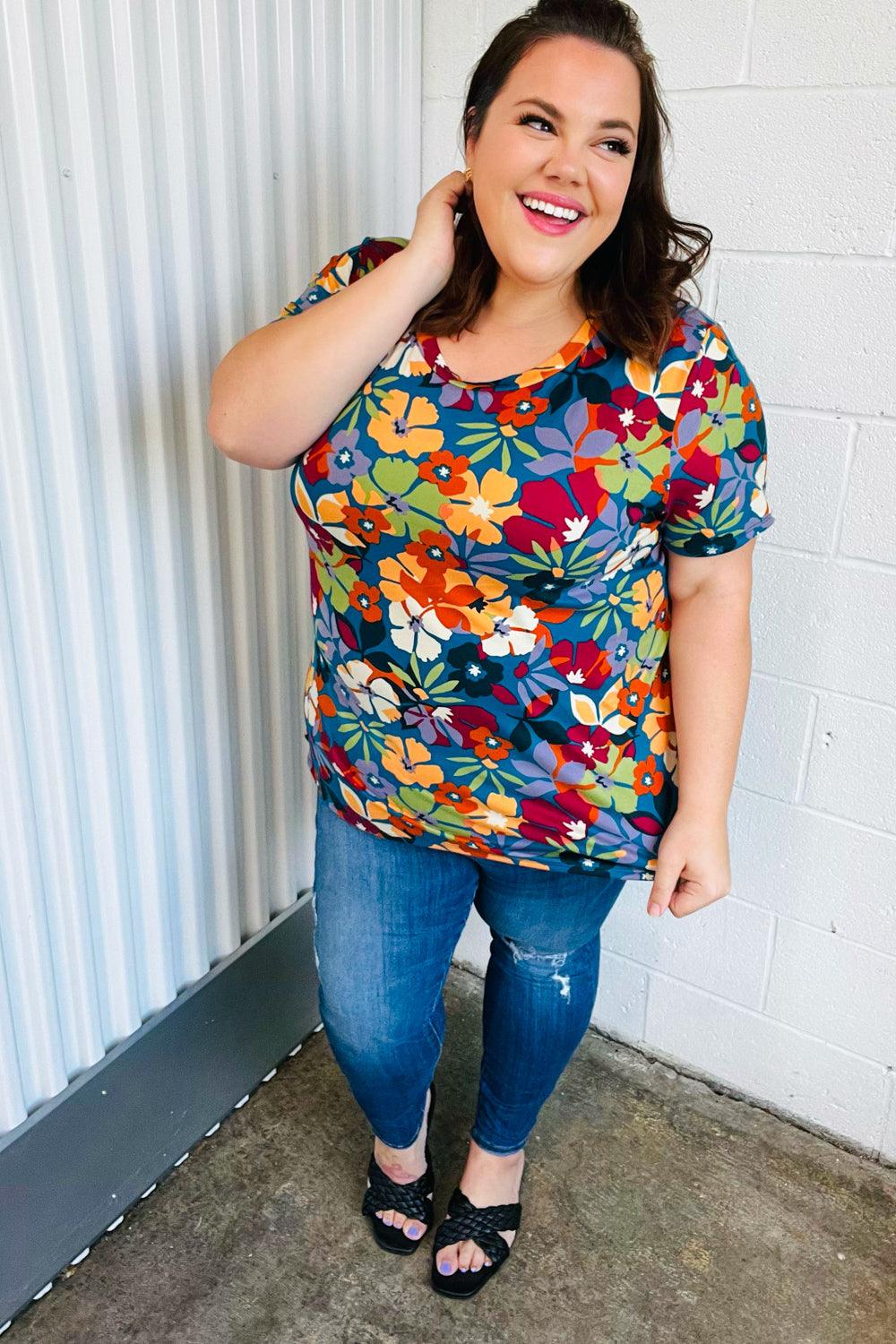Floral Shenanigans Top - Atomic Wildflower