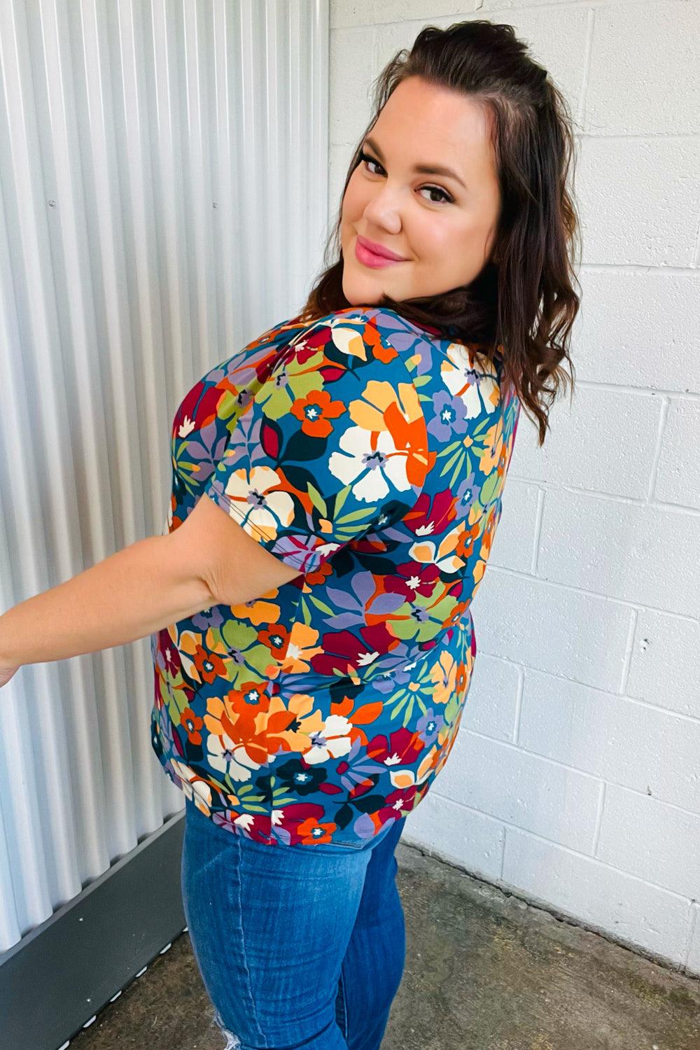 Floral Shenanigans Top - Atomic Wildflower