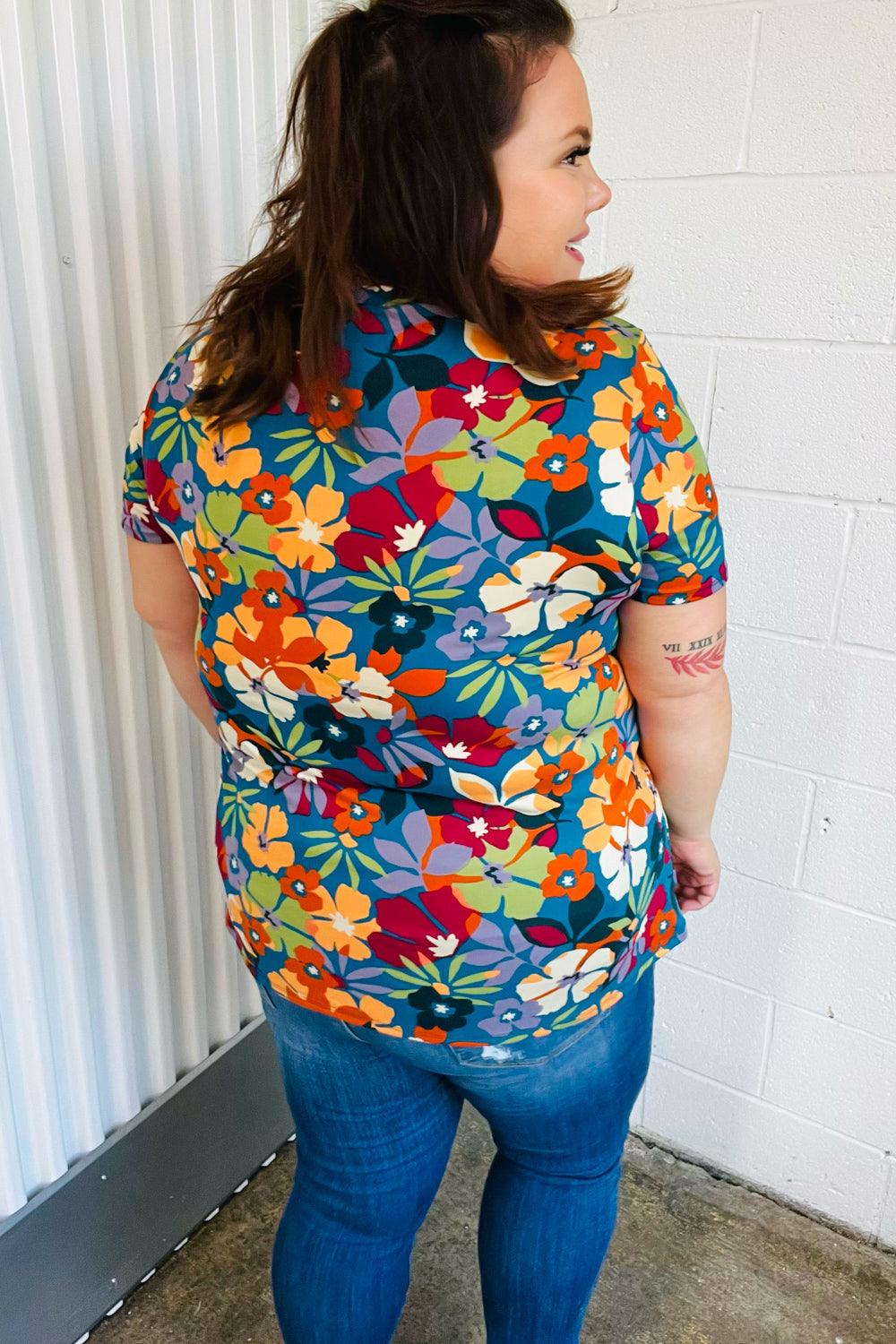 Floral Shenanigans Top - Atomic Wildflower