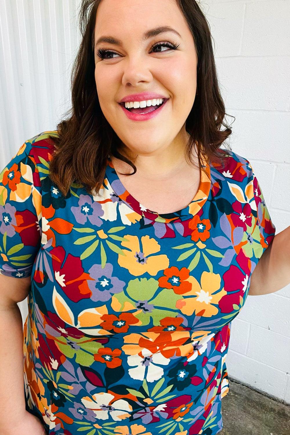 Floral Shenanigans Top - Atomic Wildflower