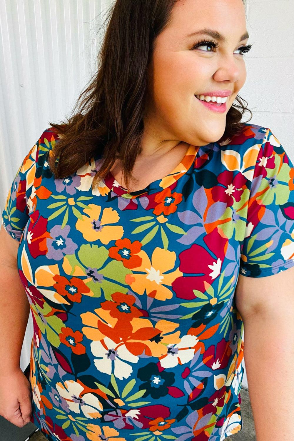 Floral Shenanigans Top - Atomic Wildflower