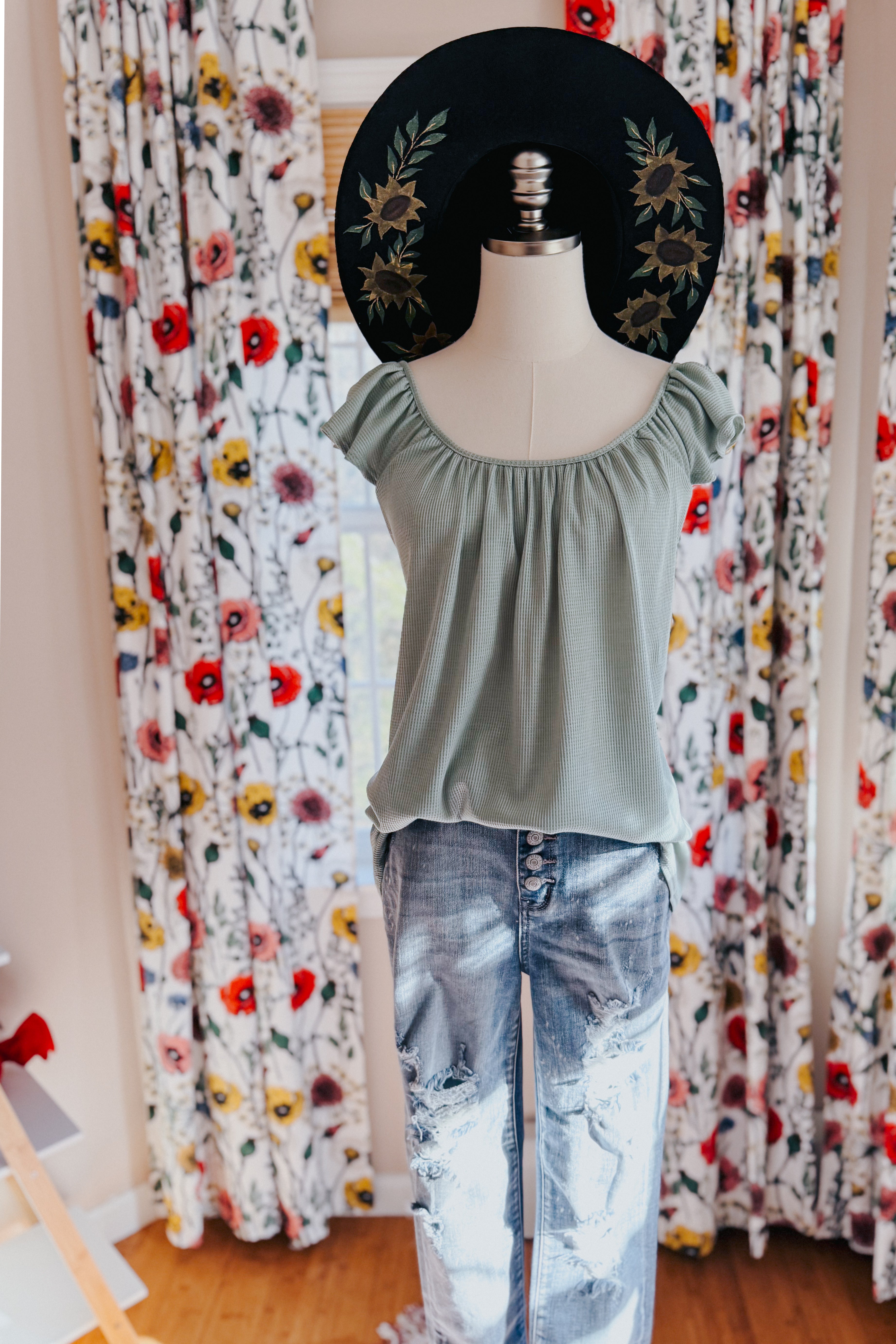Sage The Day Top
