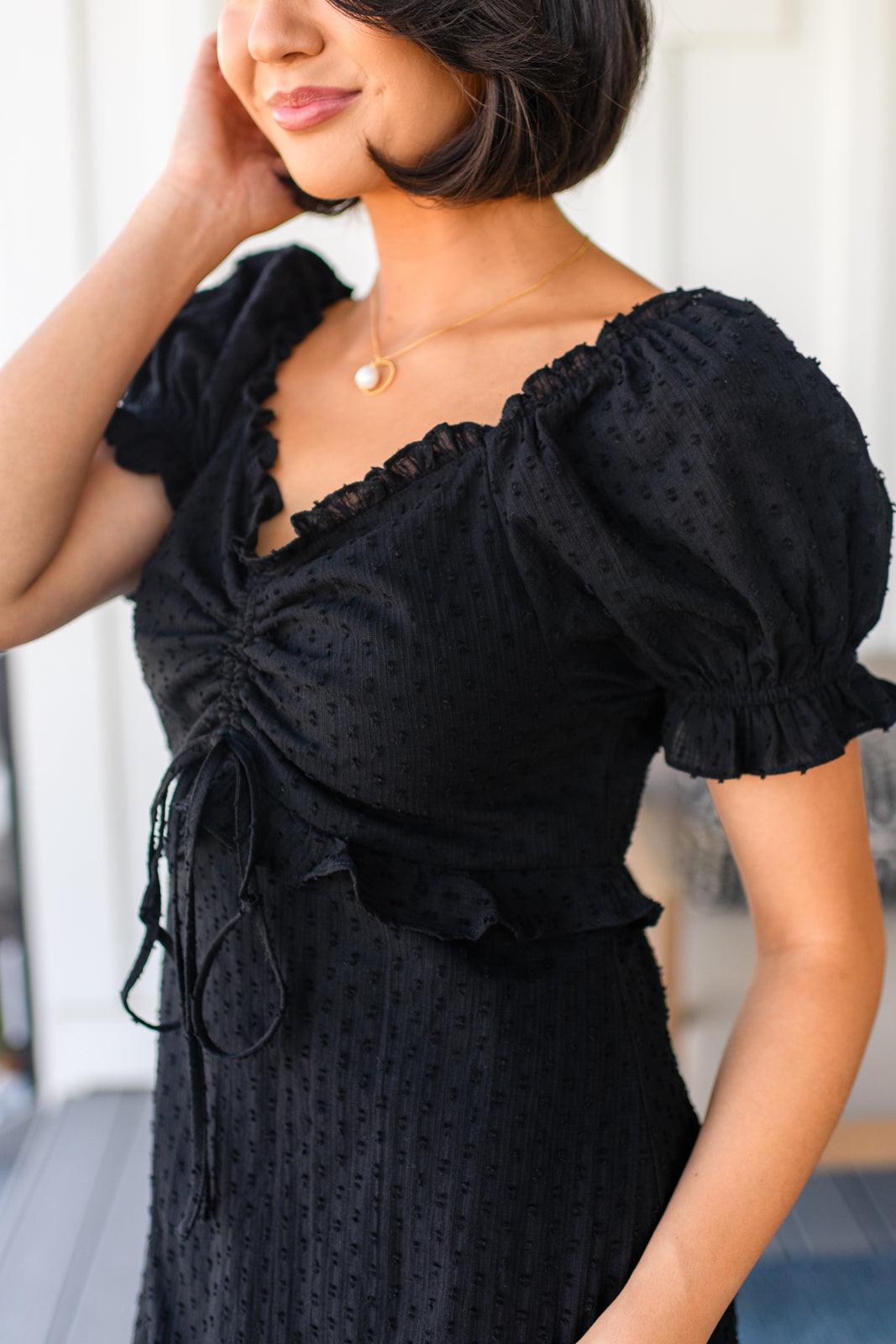 It's Cocktail Hour Ruffle Detail Dress - Atomic Wildflower