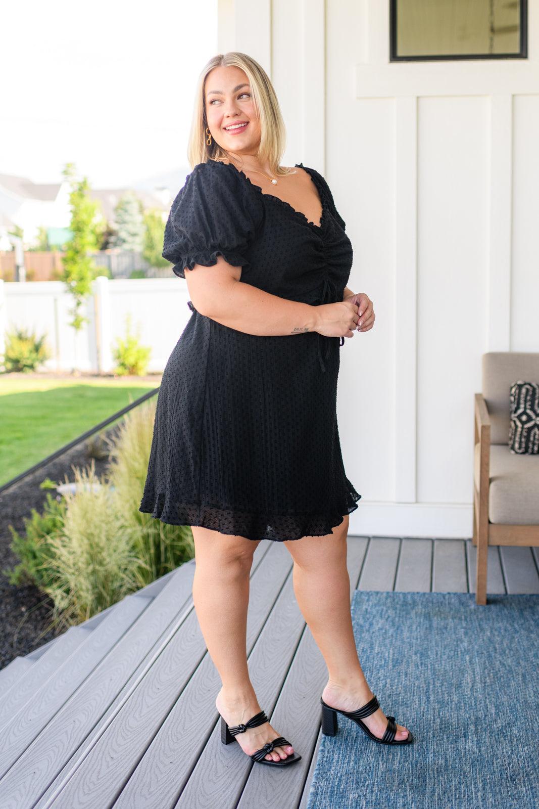 It's Cocktail Hour Ruffle Detail Dress - Atomic Wildflower