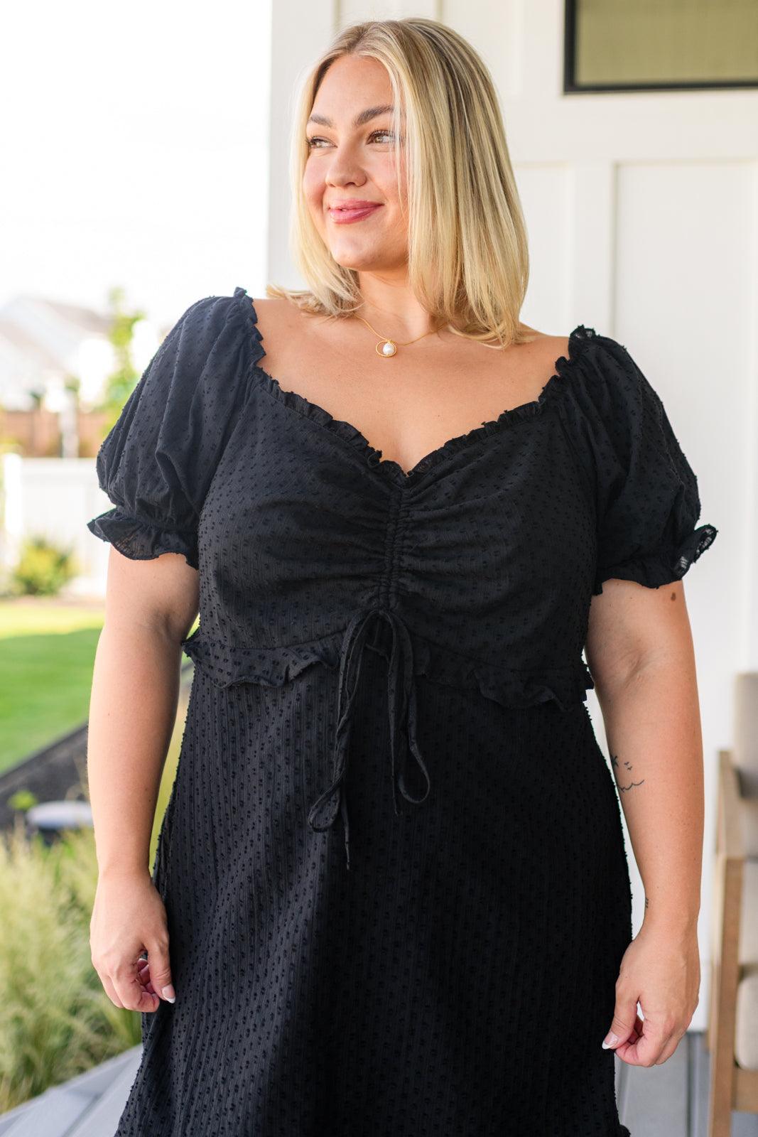 It's Cocktail Hour Ruffle Detail Dress - Atomic Wildflower
