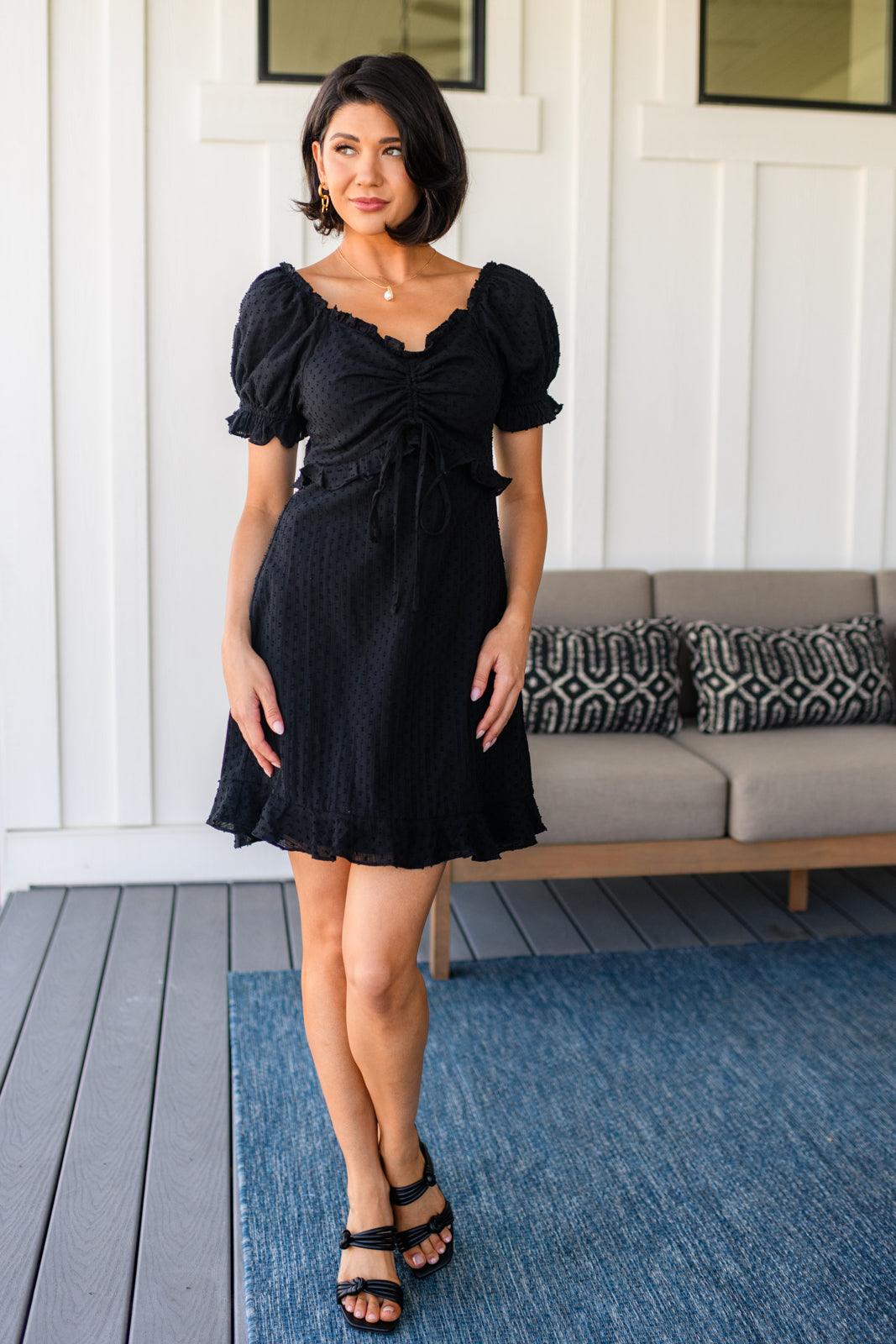 It's Cocktail Hour Ruffle Detail Dress - Atomic Wildflower