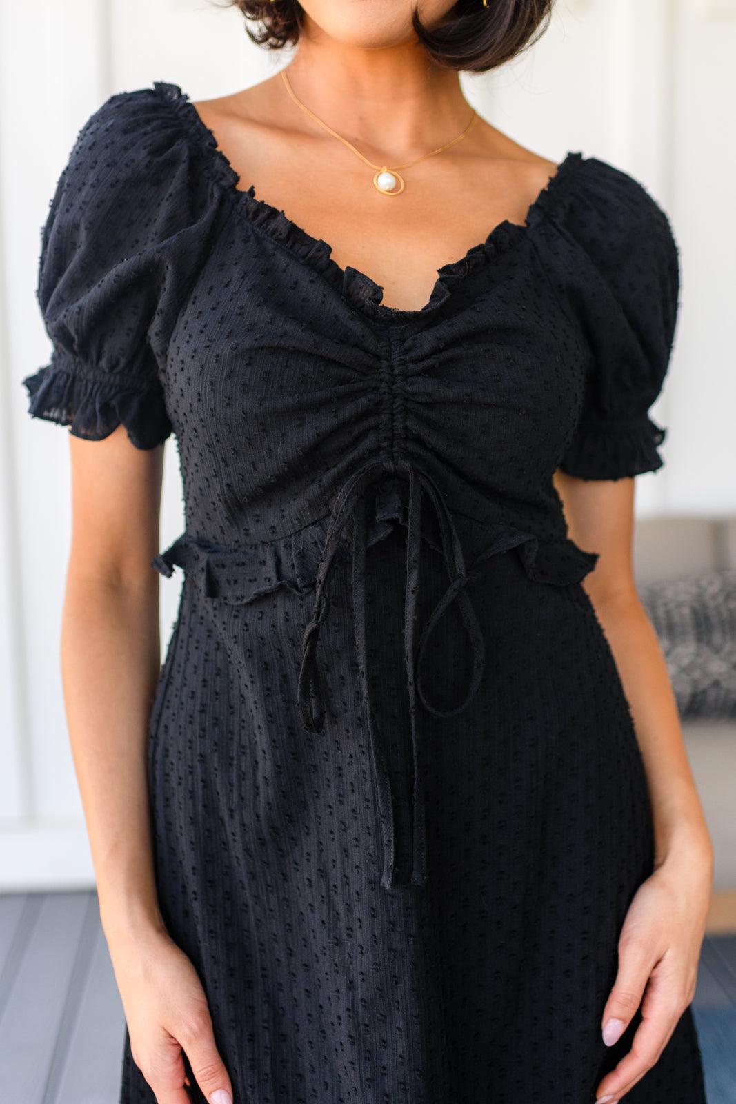 It's Cocktail Hour Ruffle Detail Dress - Atomic Wildflower