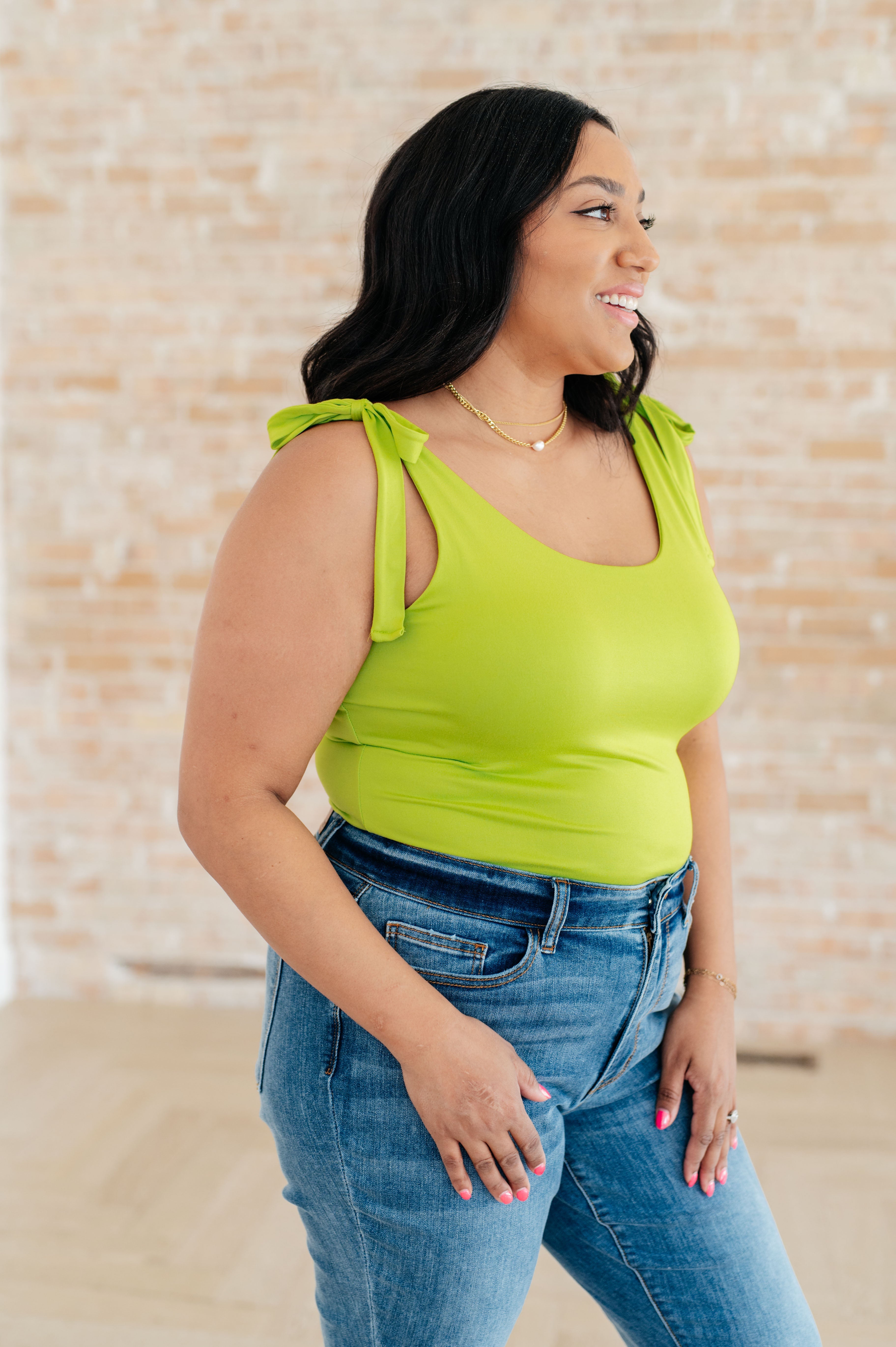 Just a Spritz Bodysuit • Lime