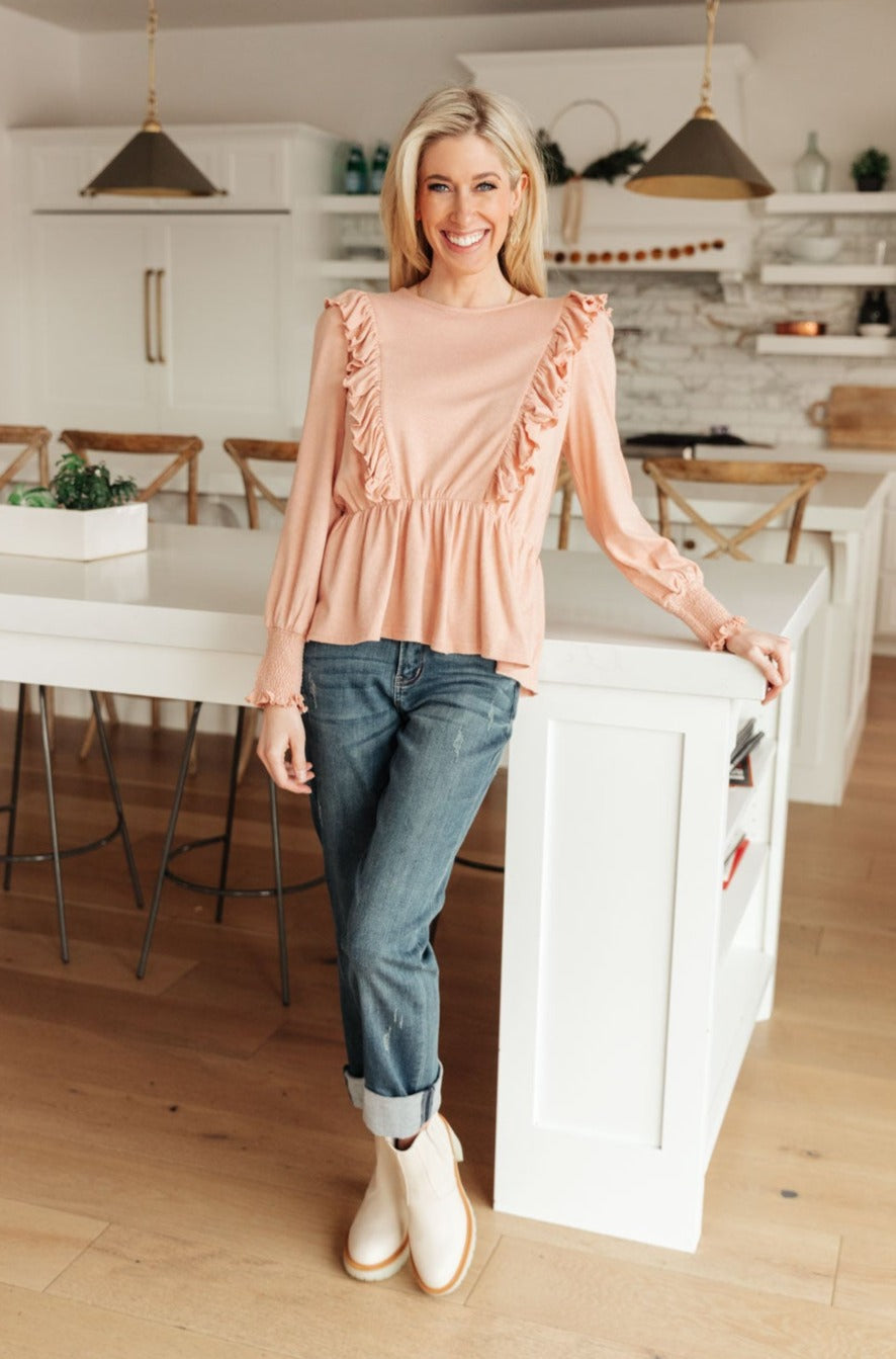 Sweet Confession Top • Blush