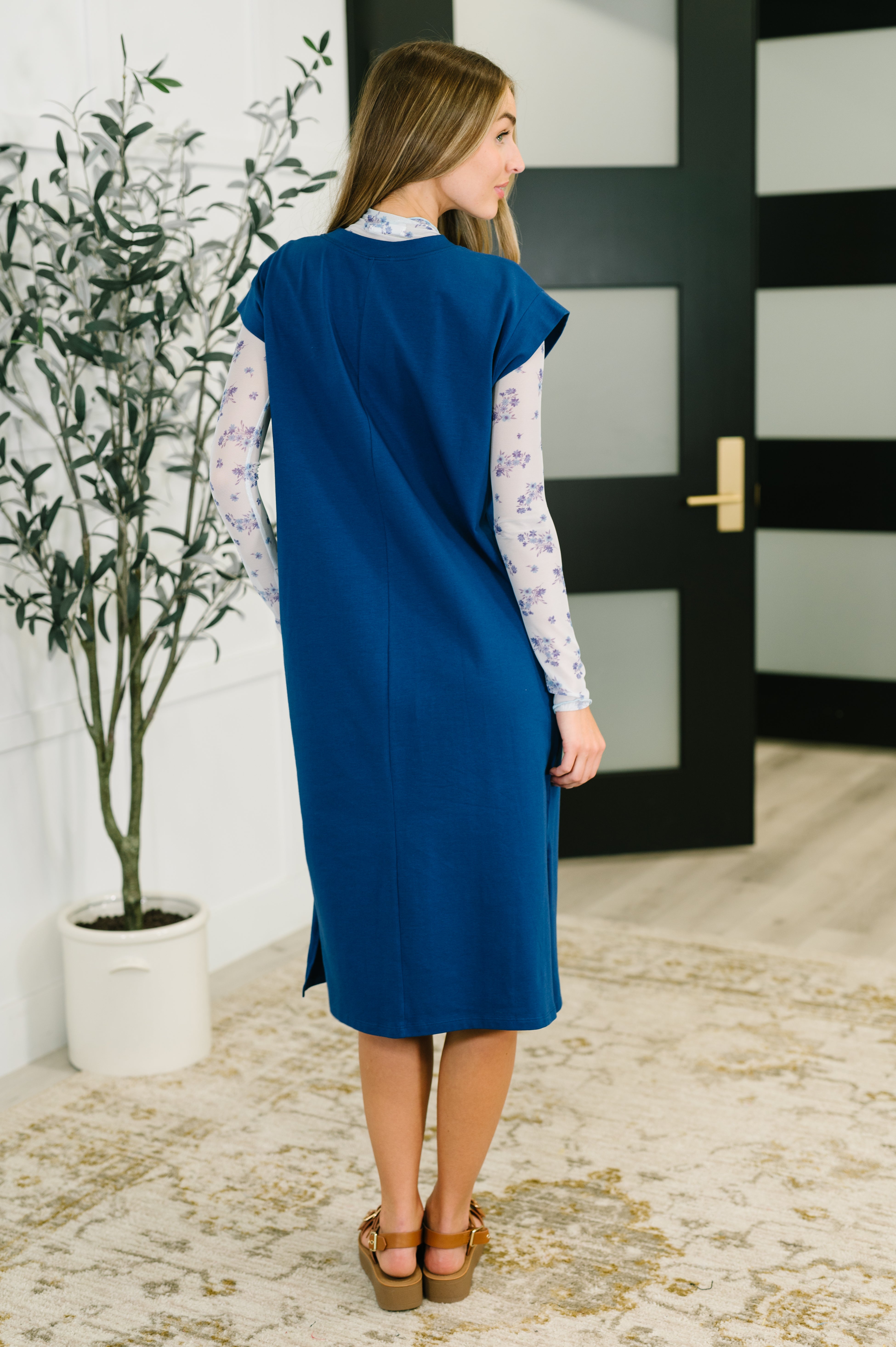 Sweet Like That Casual Dress • Blue