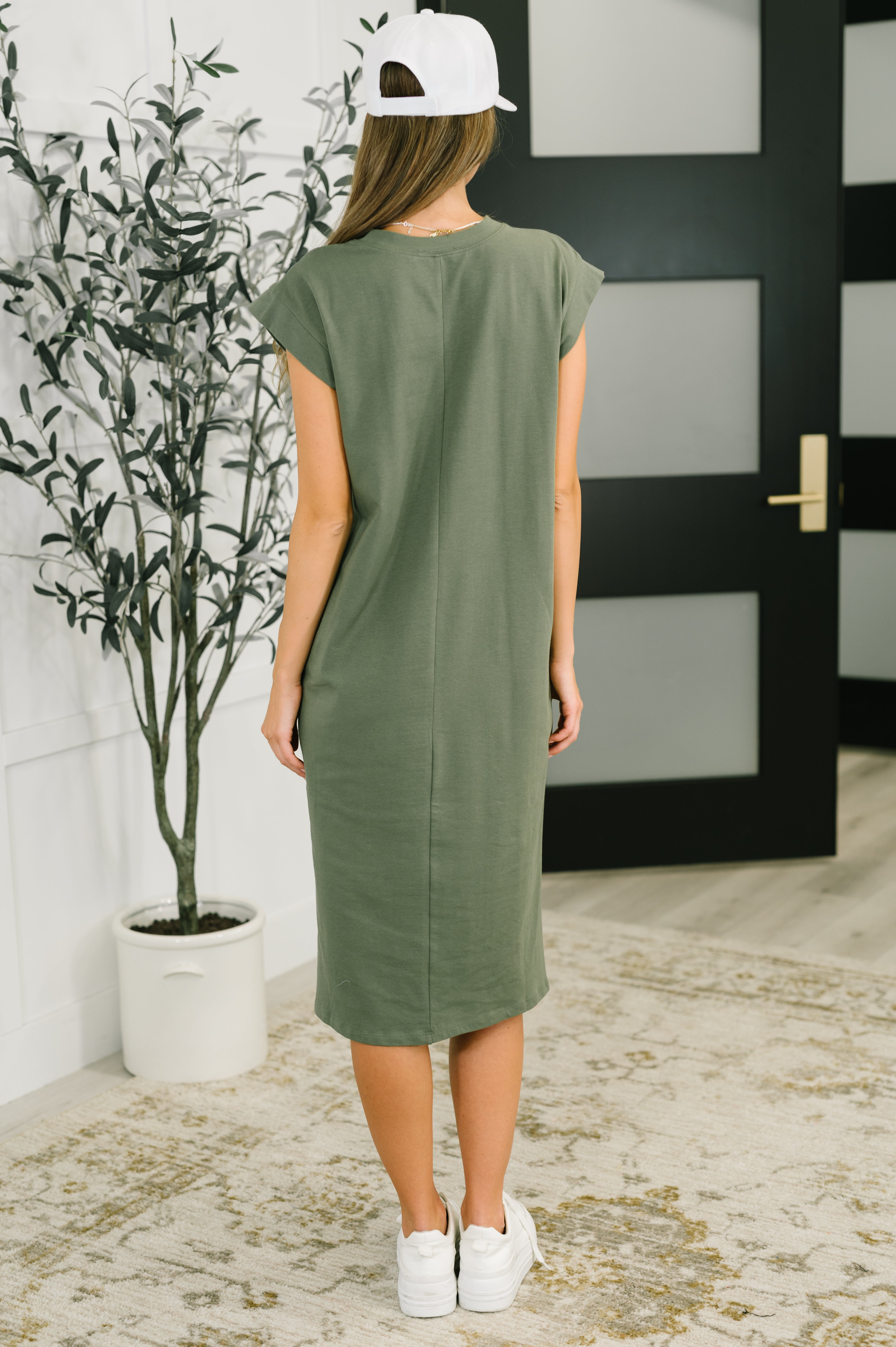 Sweet Like That Casual Dress • Olive