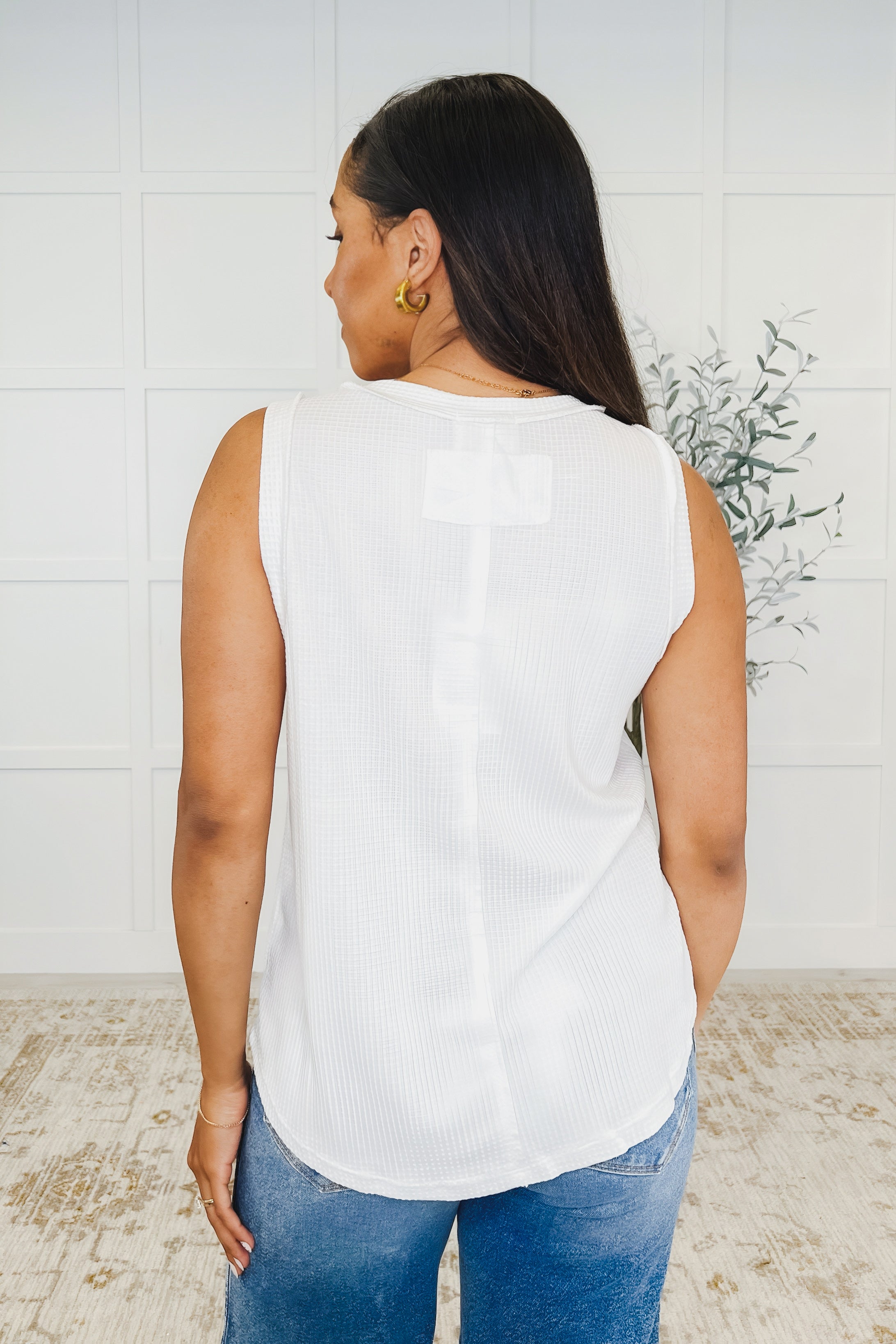 Thread Theory Round Neck Tank • Ivory
