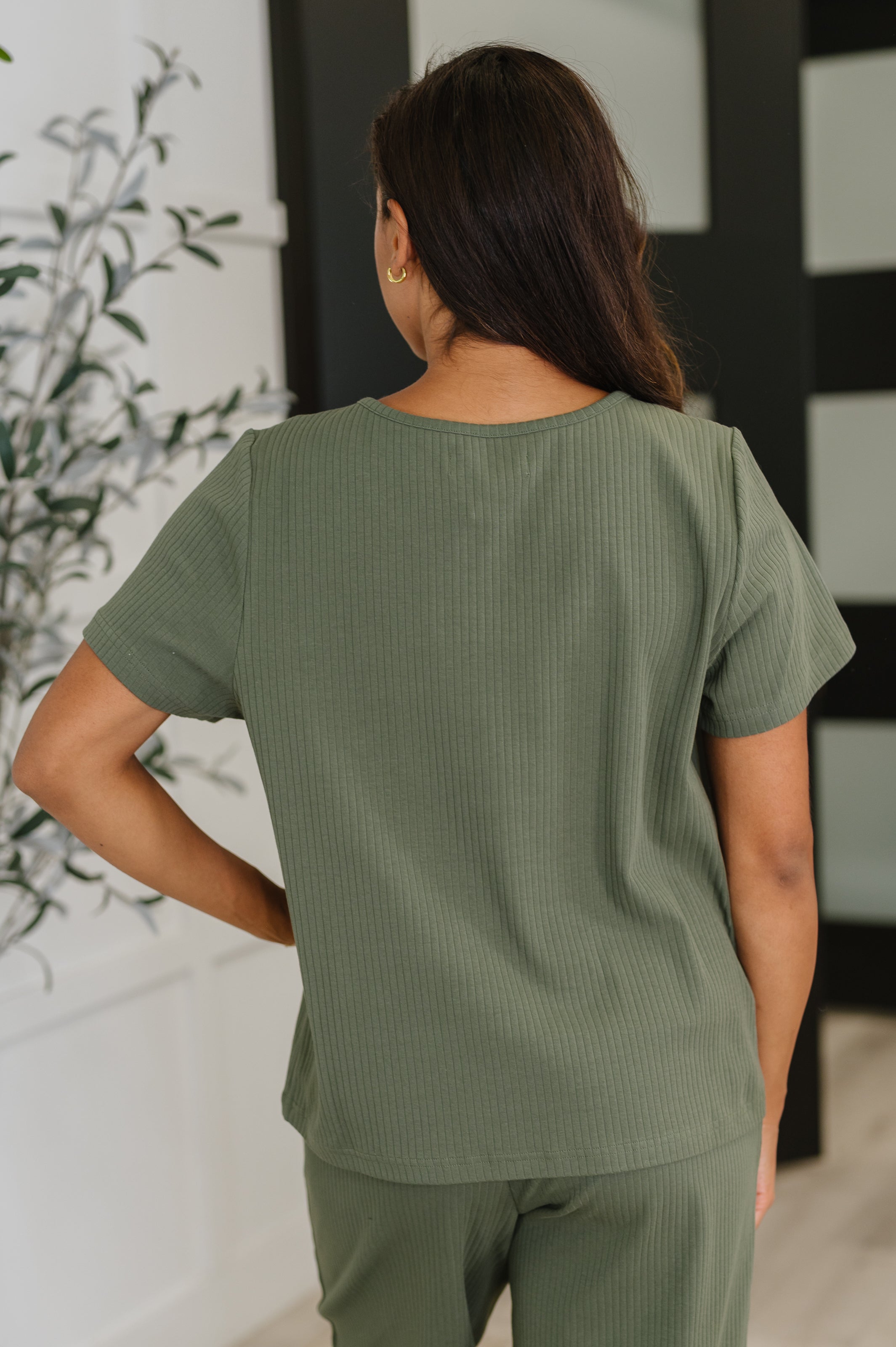 Thyme Boxy Tee • Dusty Pine