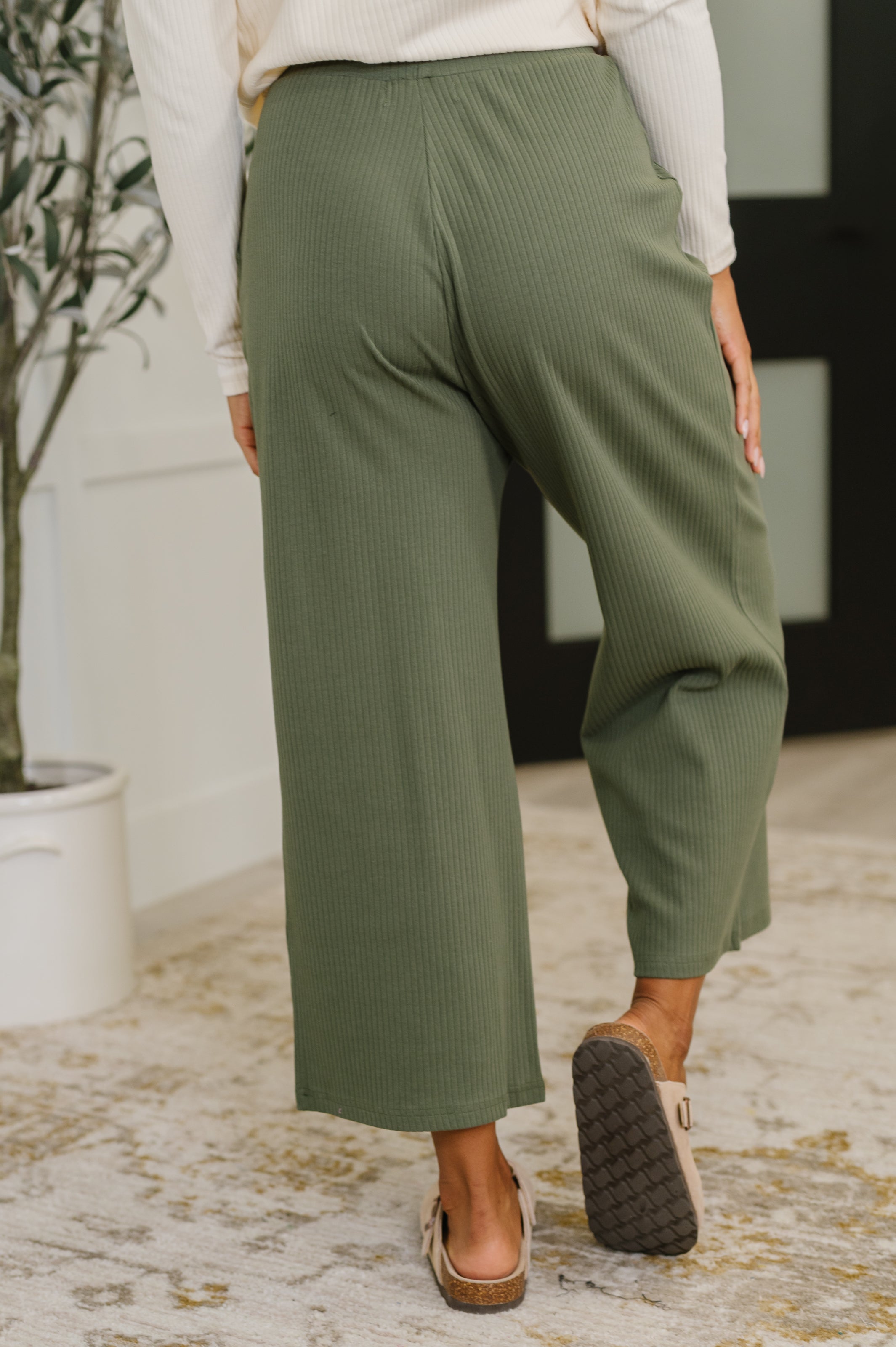 Thyme Culotte Pants • Dusty Pine