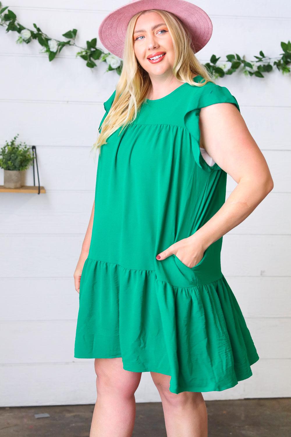 Last Dance Poplin Woven Dress - Atomic Wildflower