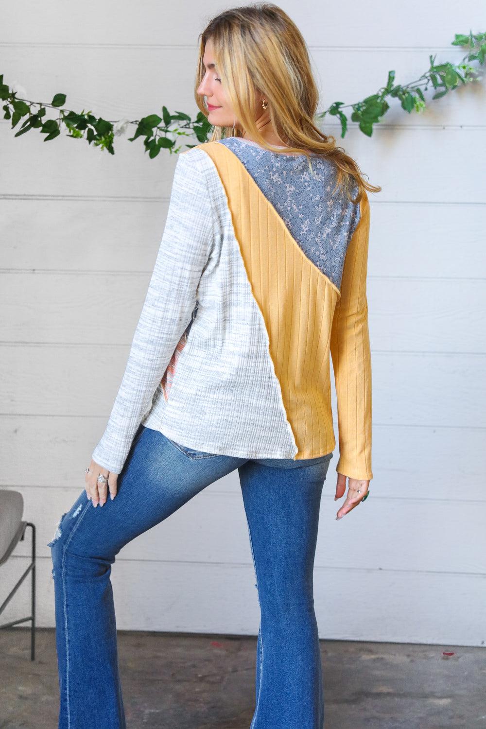 Hot Shot Pattern Block Pullover - Atomic Wildflower