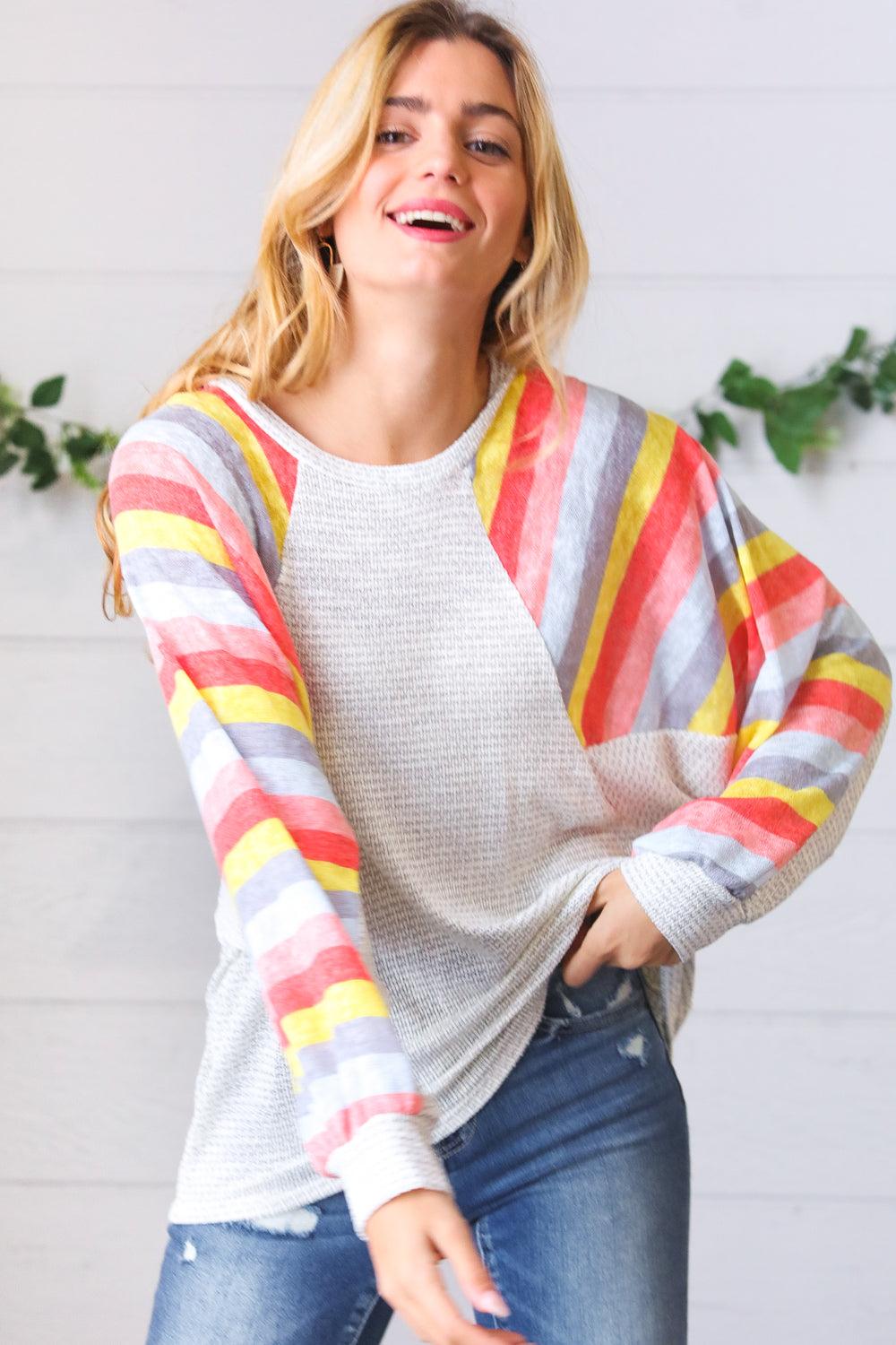 Gotta Have It Raglan Top - Atomic Wildflower