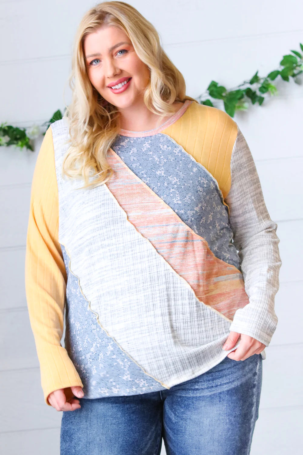 Hot Shot Pattern Block Pullover - Atomic Wildflower