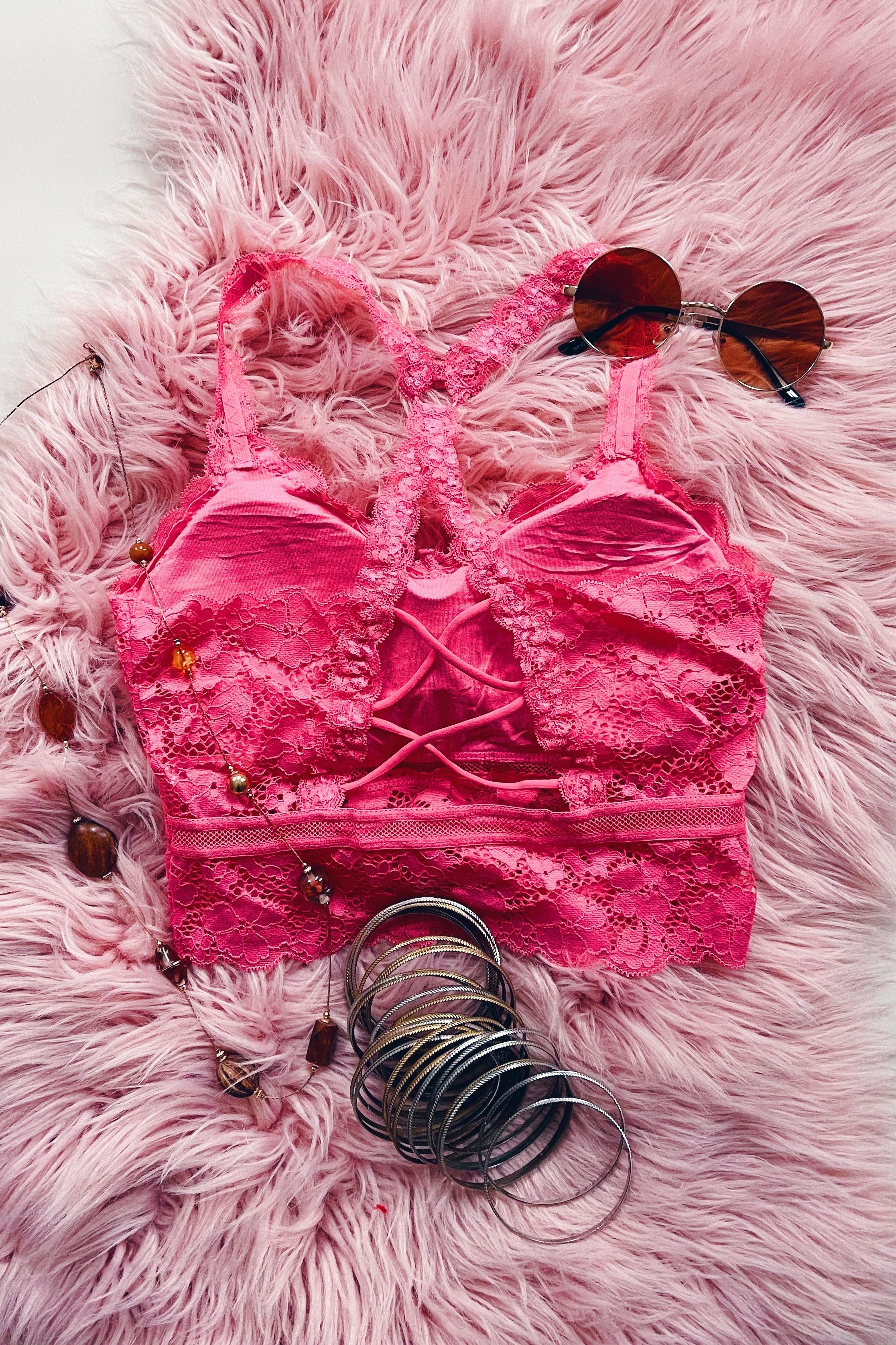 These Dreams Lace Bralette • Pink - Atomic Wildflower