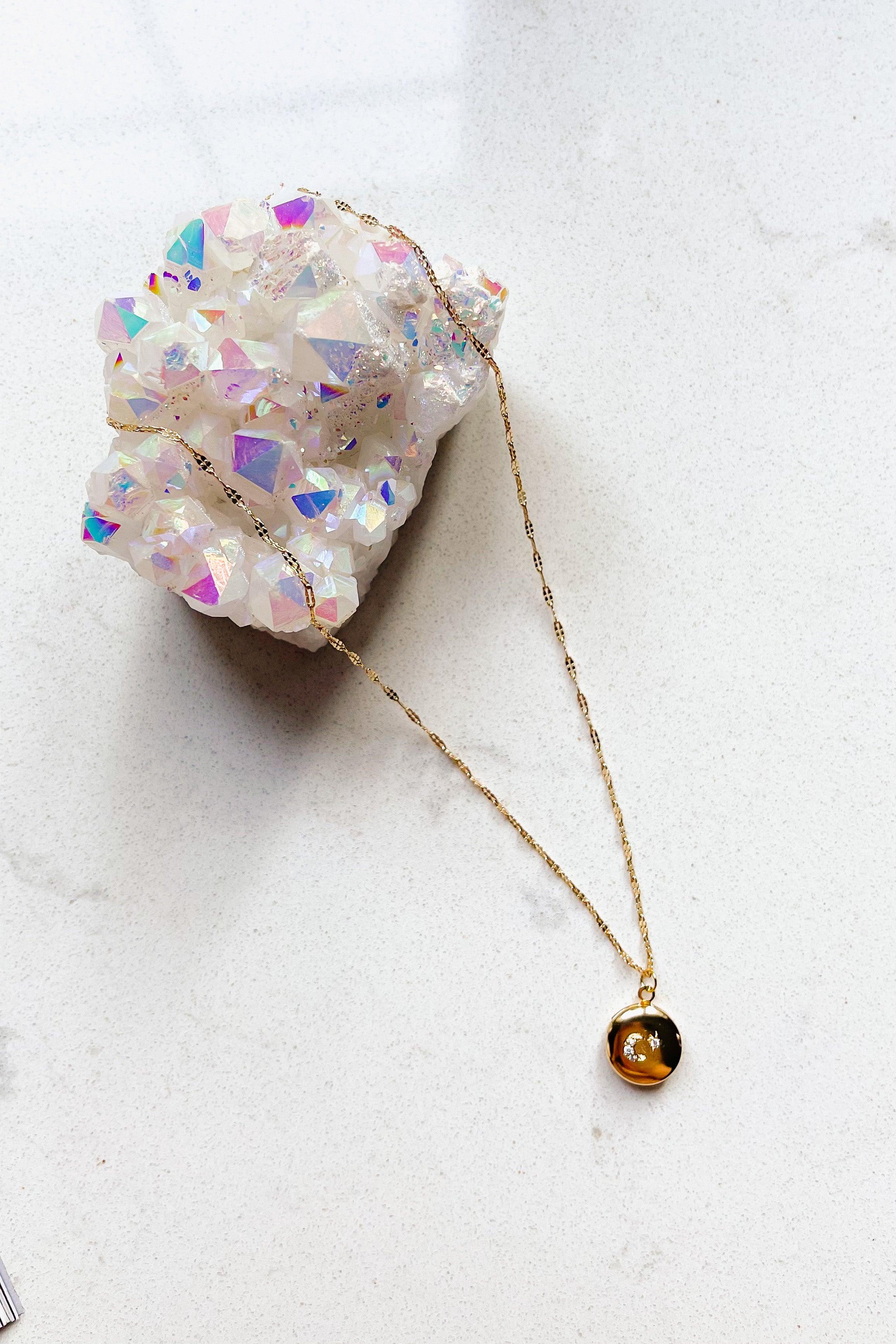Luna Lunar Locket Necklace - Atomic Wildflower