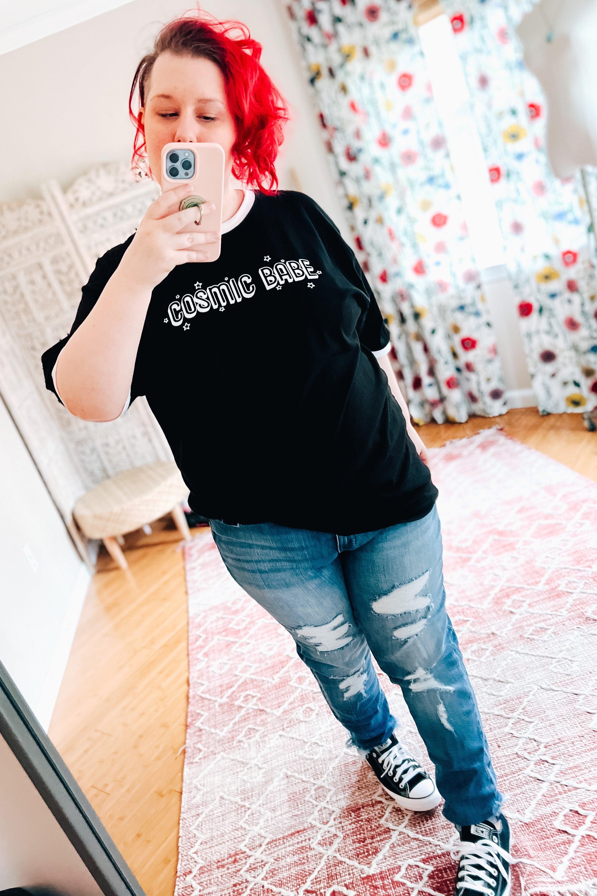 Cosmic Babe Tee - Atomic Wildflower