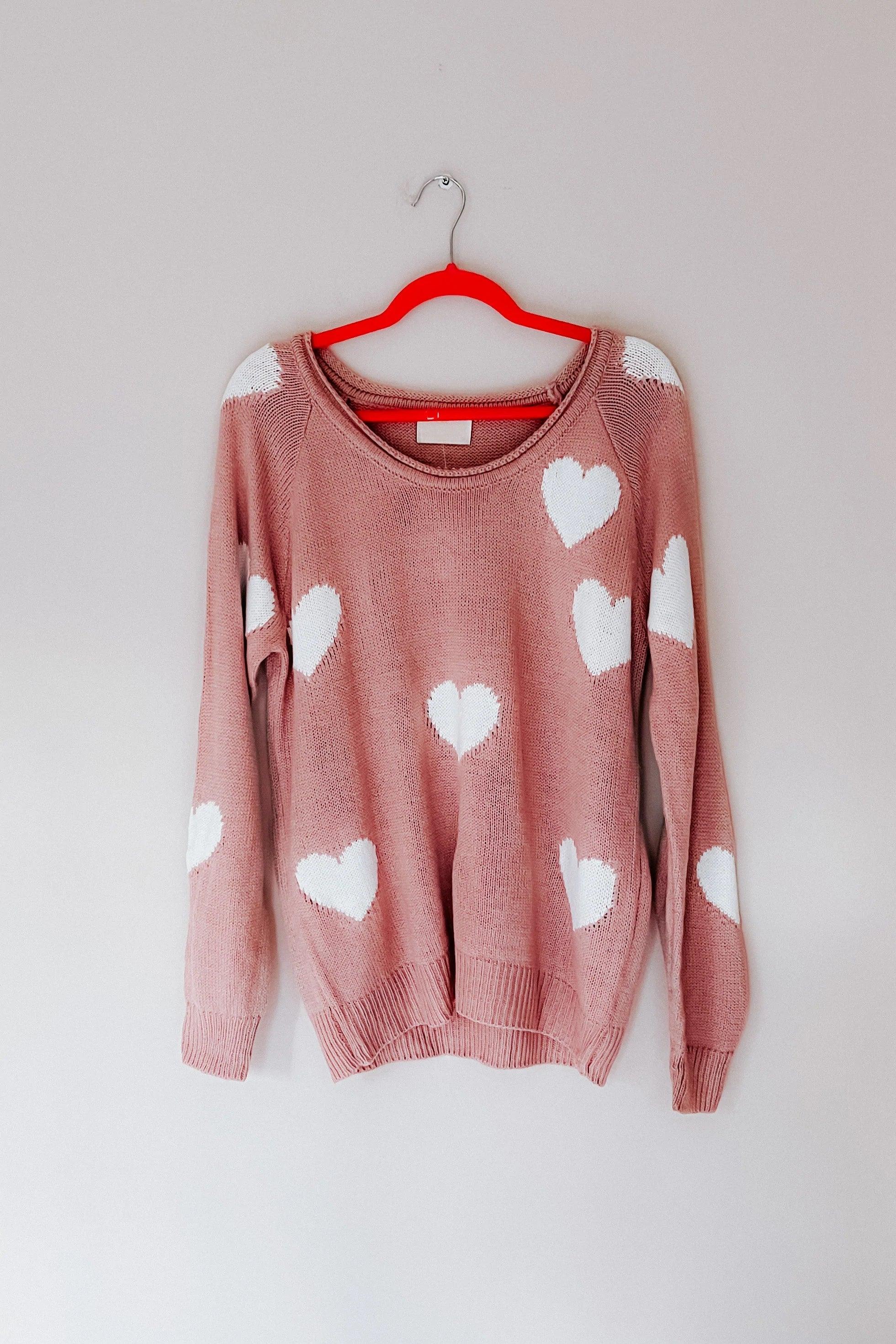 Heart To Heart Pink Pullover - Atomic Wildflower