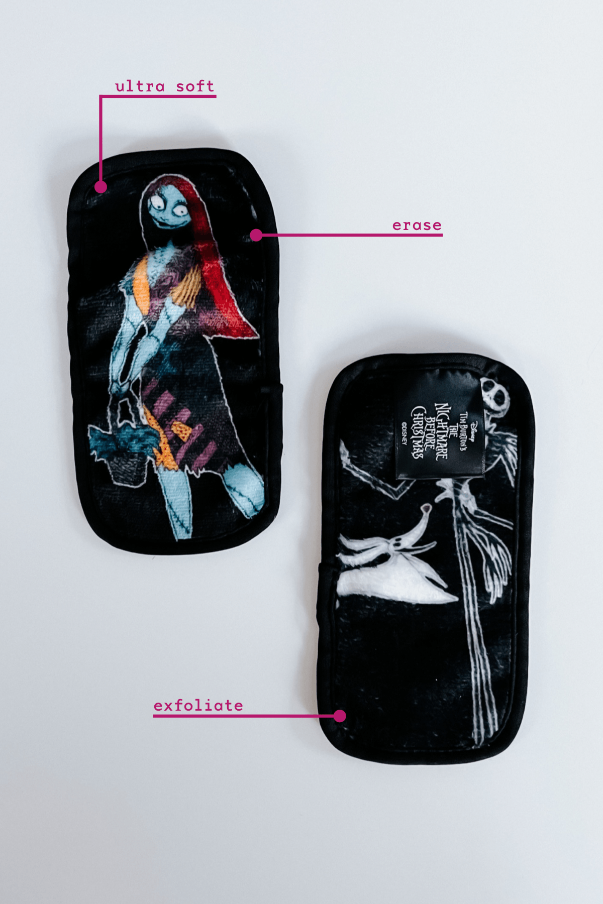 The Original MakeUp Eraser • Nightmare Before Christmas 5pc Mini Set © Disney - Atomic Wildflower