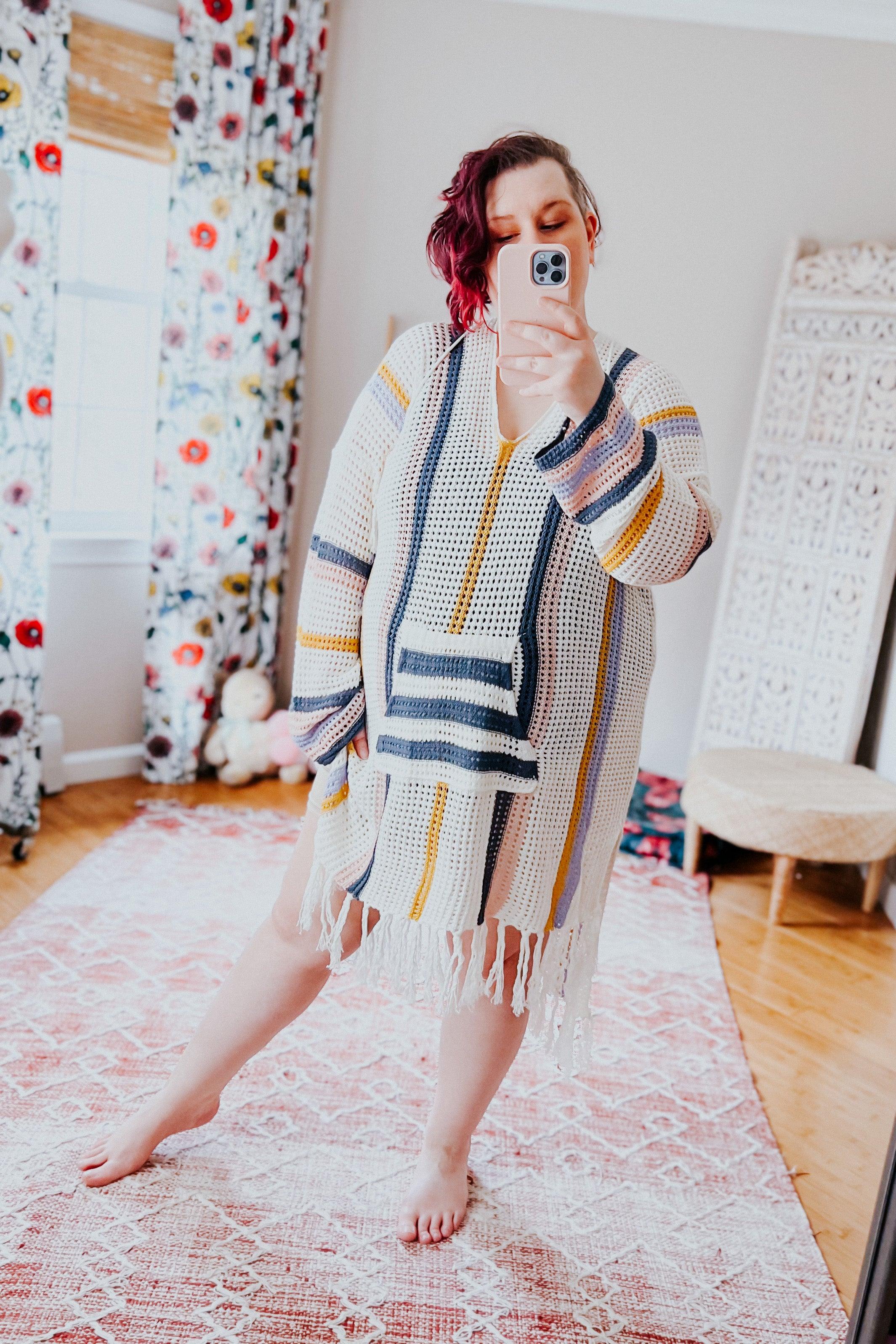 Sun Drenched Bohemian Swim Cover - Atomic Wildflower