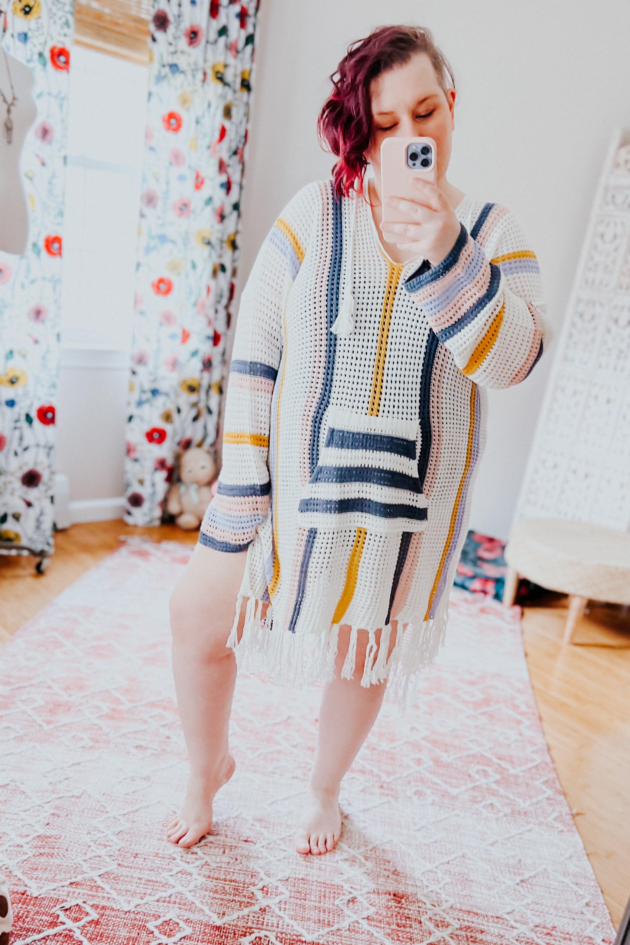 Sun Drenched Bohemian Swim Cover - Atomic Wildflower