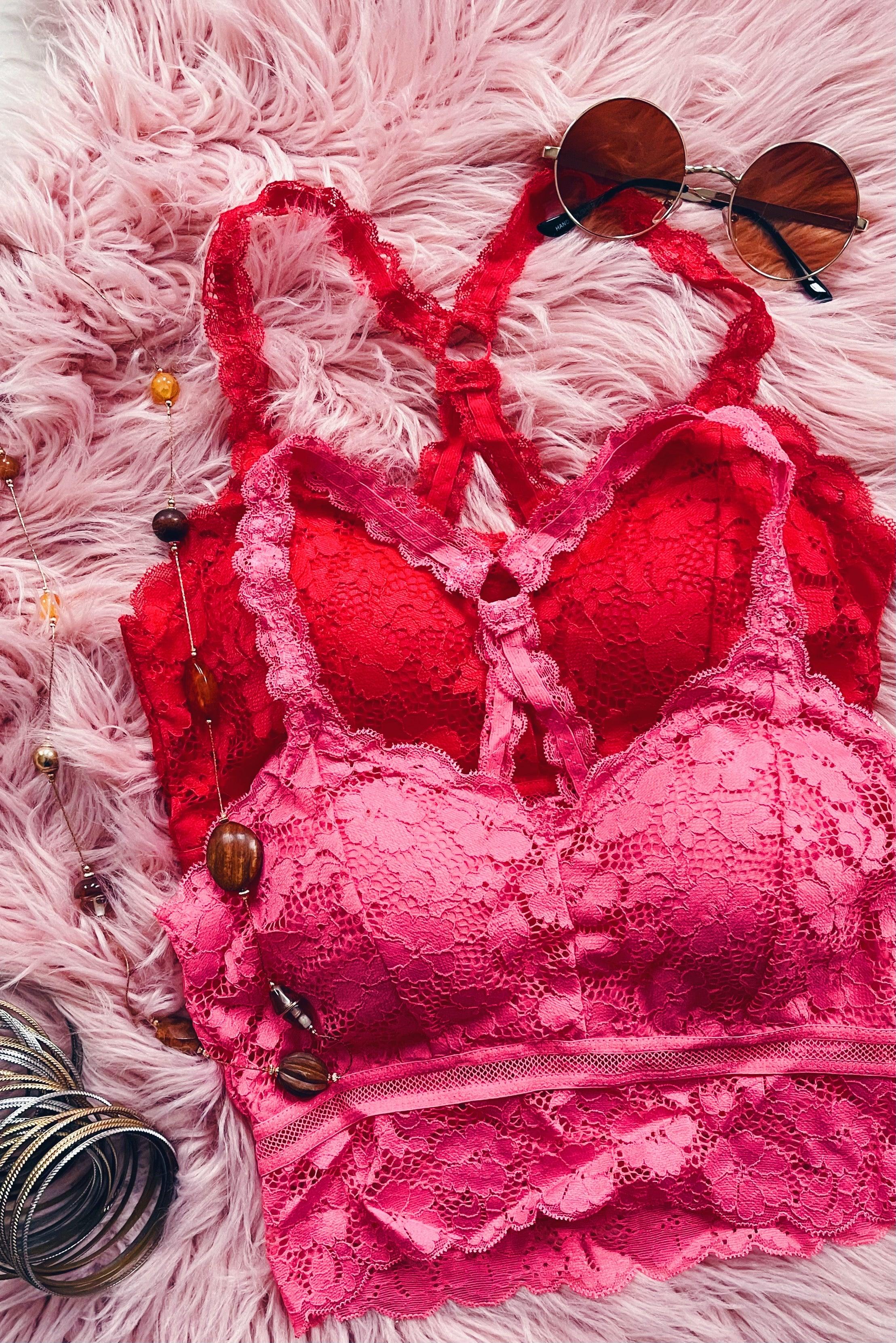 These Dreams Lace Bralette • Pink - Atomic Wildflower