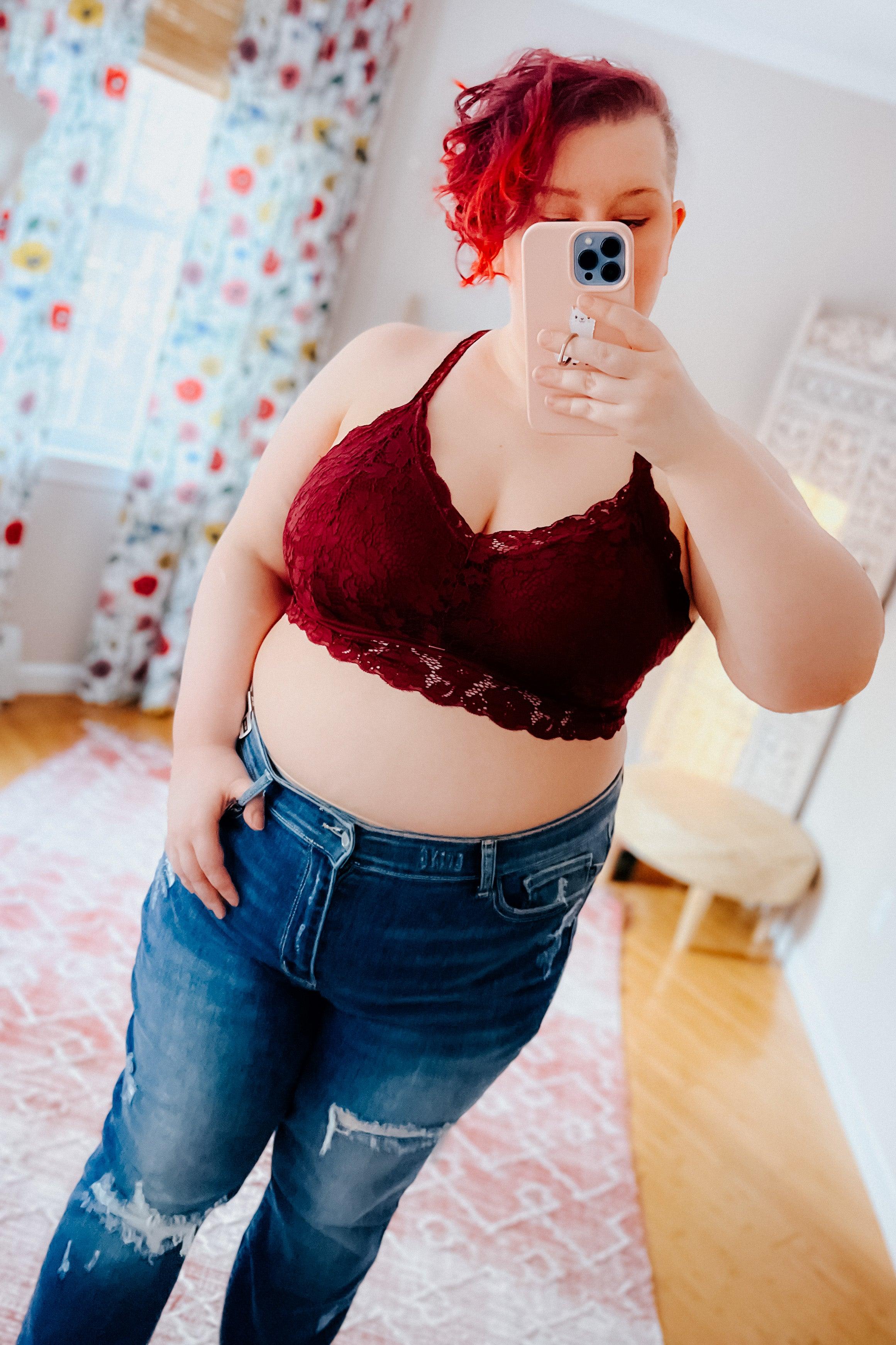 These Dreams Lace Bralette • Burgundy - Atomic Wildflower