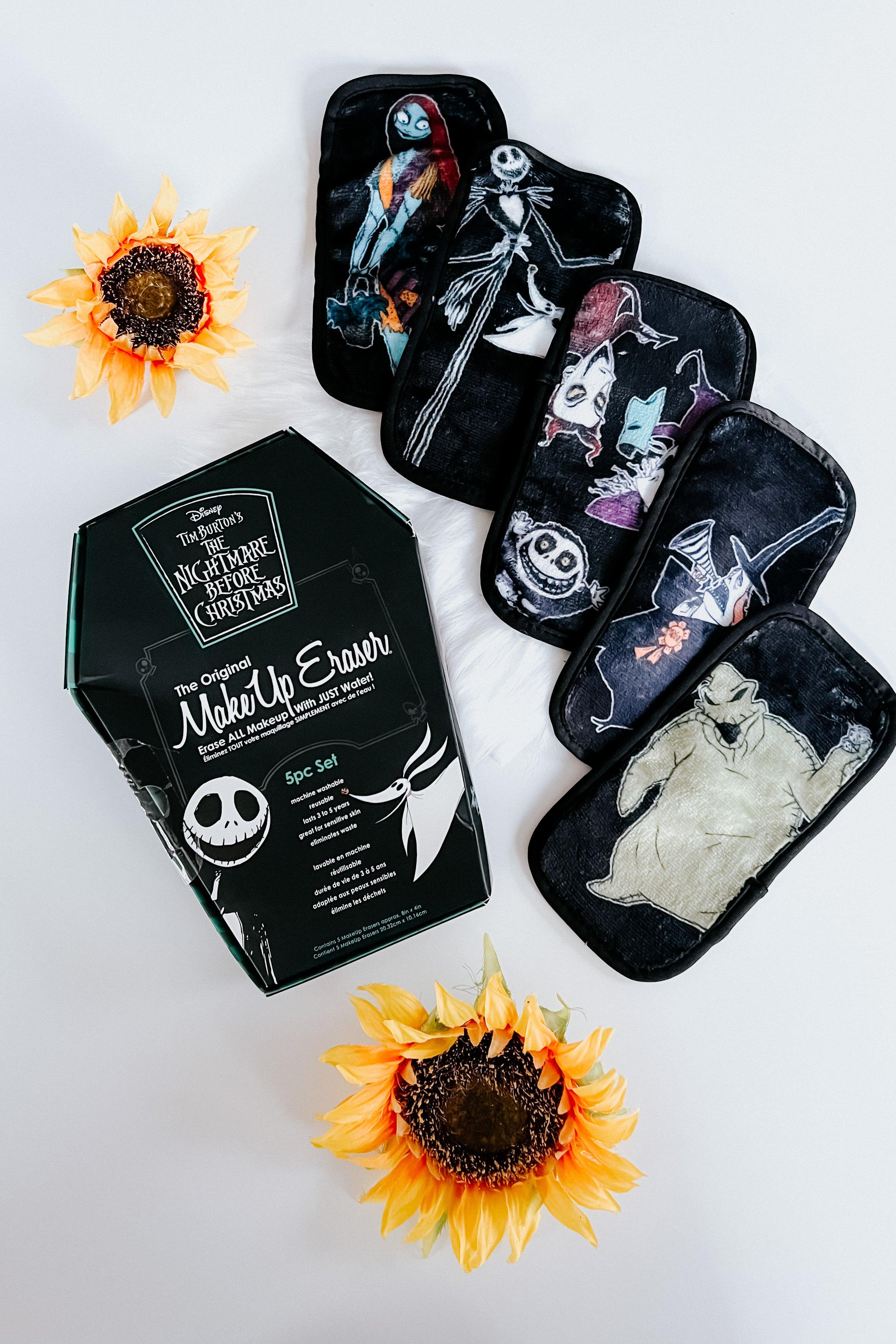 The Original MakeUp Eraser • Nightmare Before Christmas 5pc Mini Set © Disney - Atomic Wildflower