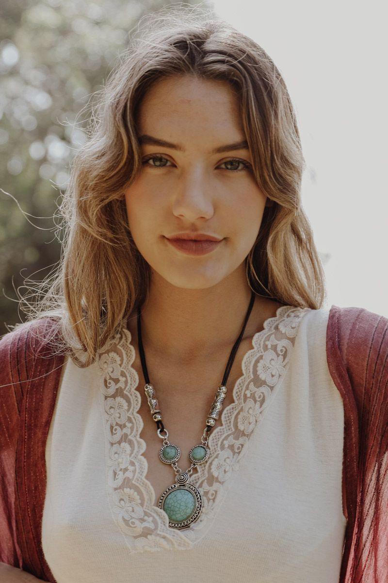 Triple Threat Turquoise Necklace - Atomic Wildflower
