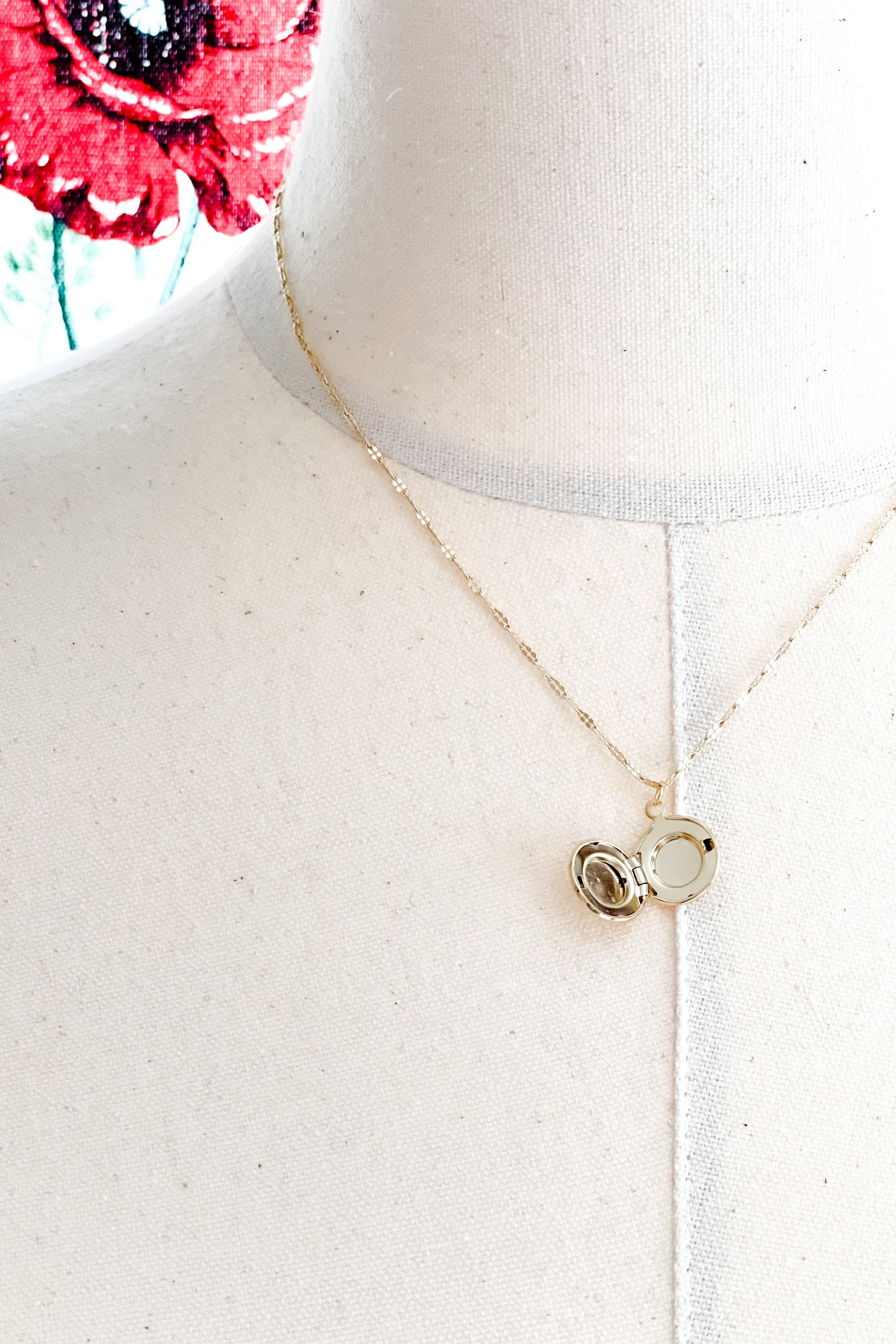 Luna Lunar Locket Necklace - Atomic Wildflower