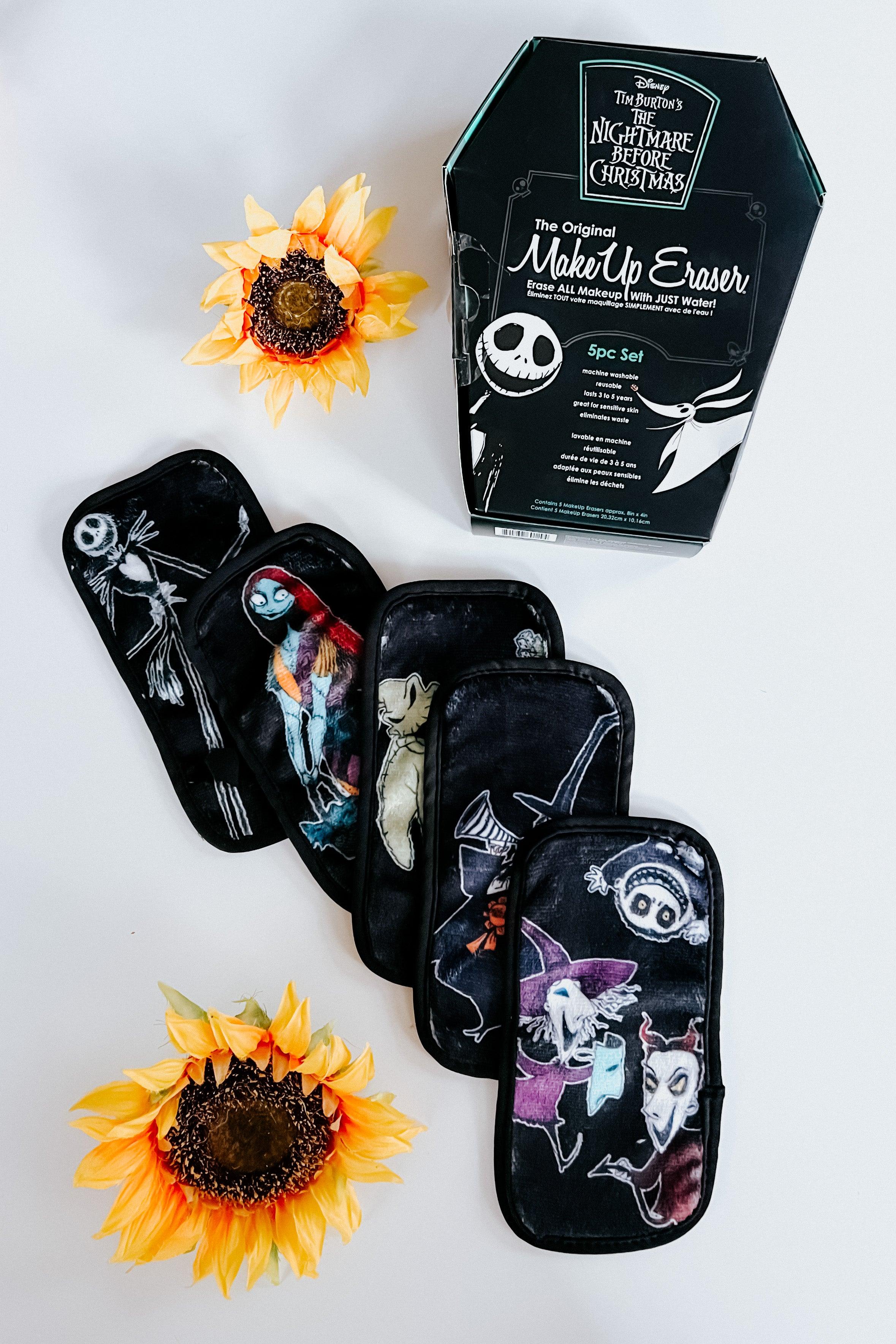 The Original MakeUp Eraser • Nightmare Before Christmas 5pc Mini Set © Disney - Atomic Wildflower
