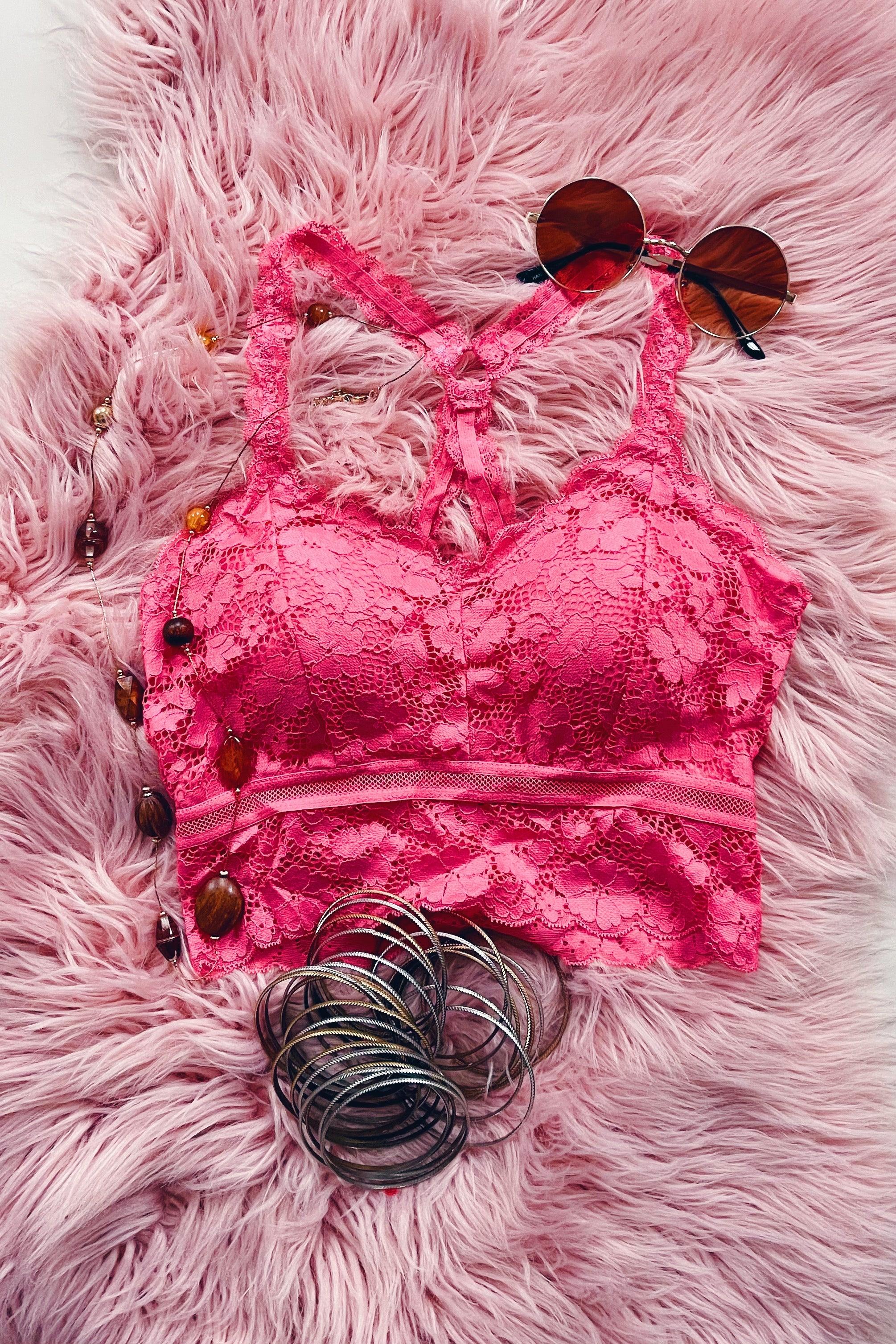 These Dreams Lace Bralette • Pink - Atomic Wildflower