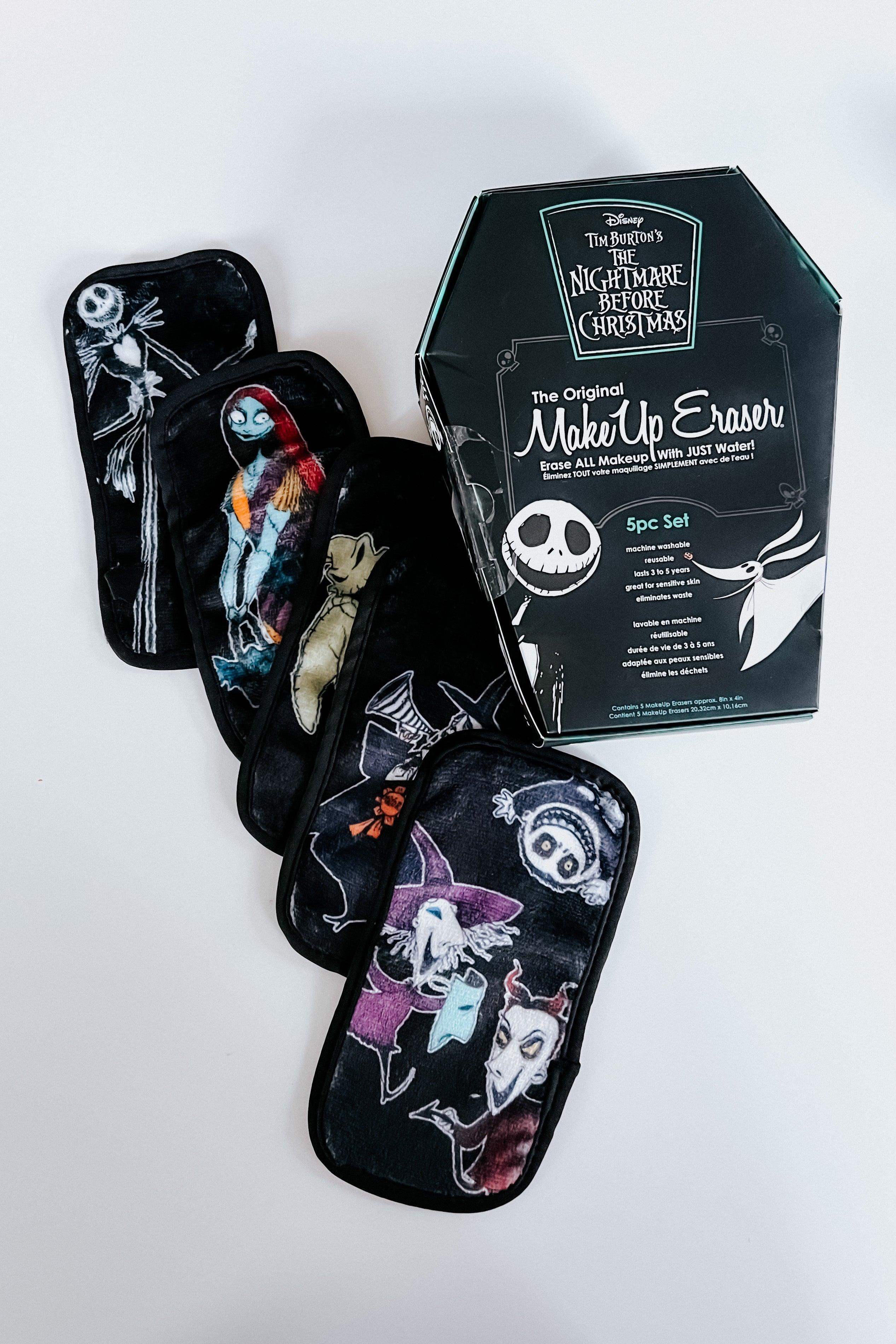 The Original MakeUp Eraser • Nightmare Before Christmas 5pc Mini Set © Disney - Atomic Wildflower