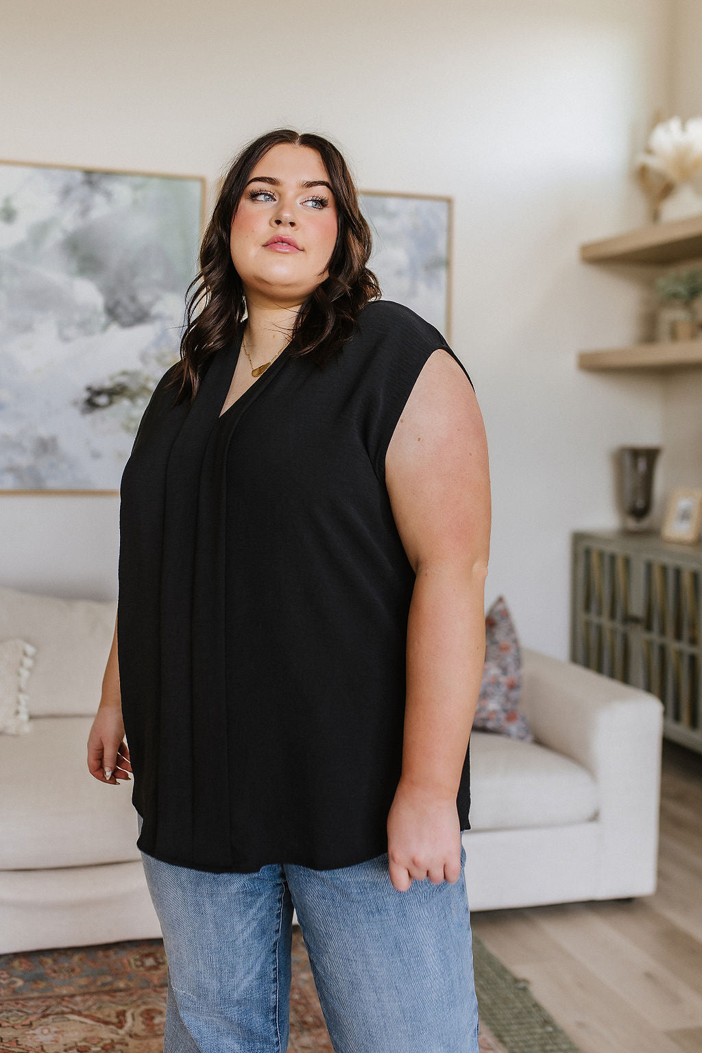 Elevate Everyday Blouse • Black