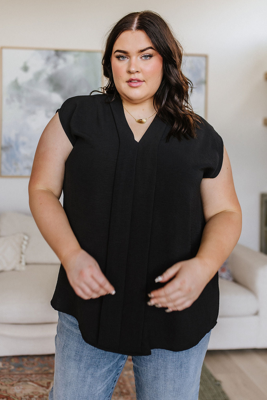 Elevate Everyday Blouse • Black