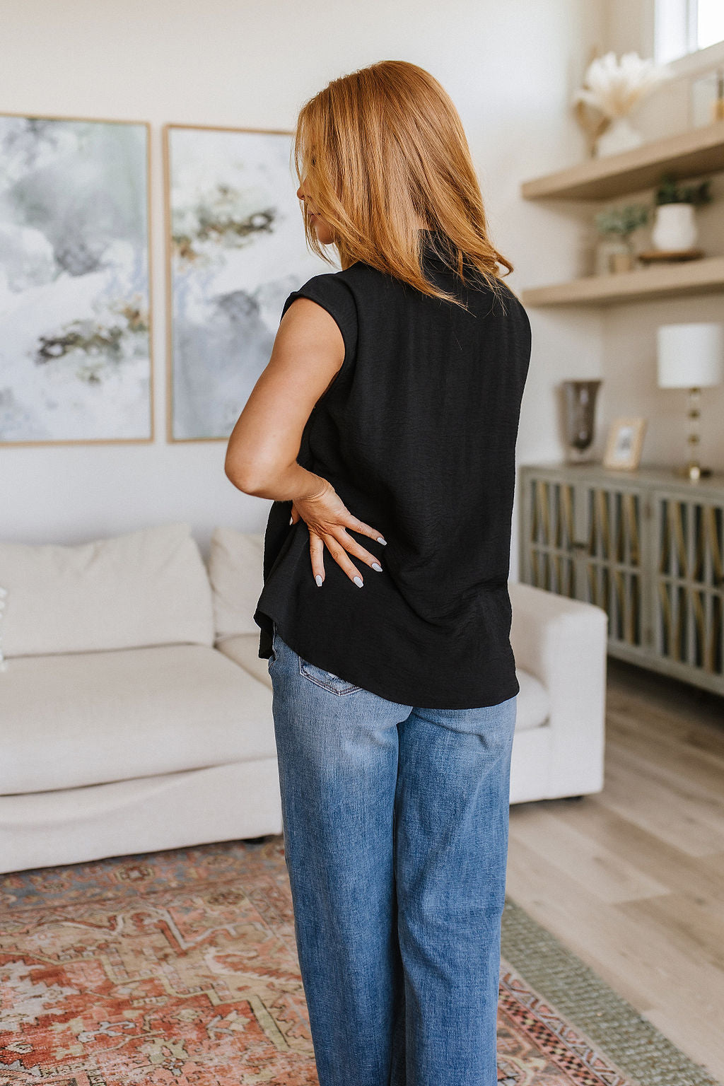Elevate Everyday Blouse • Black