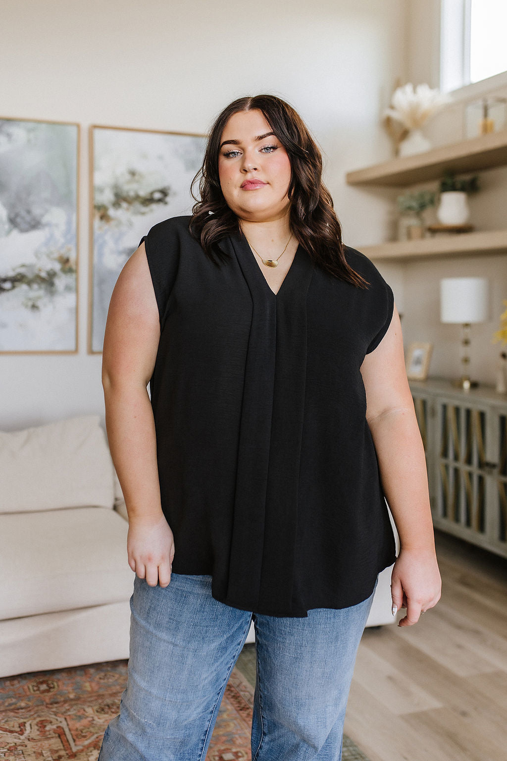 Elevate Everyday Blouse • Black