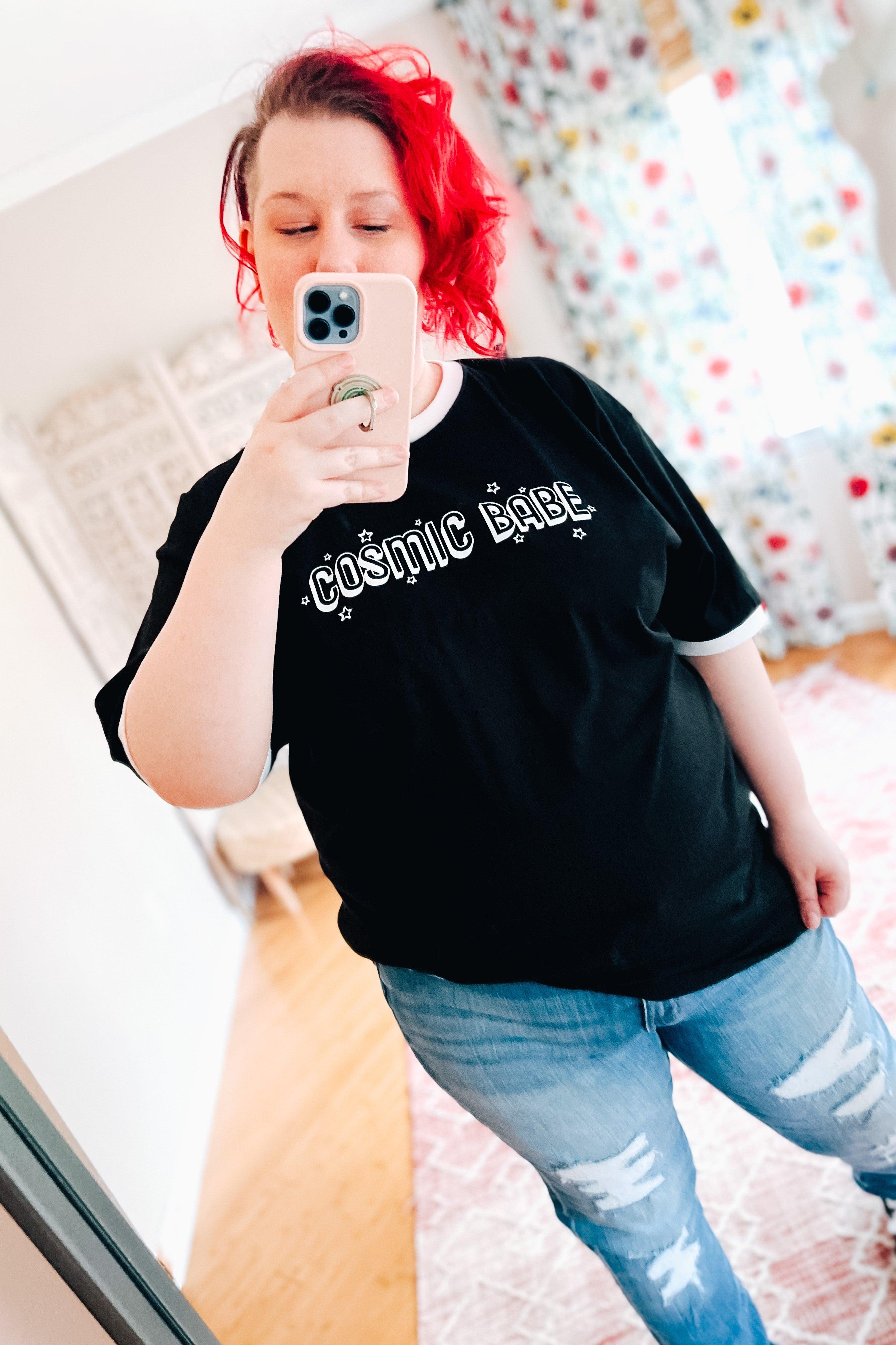 Cosmic Babe Tee - Atomic Wildflower