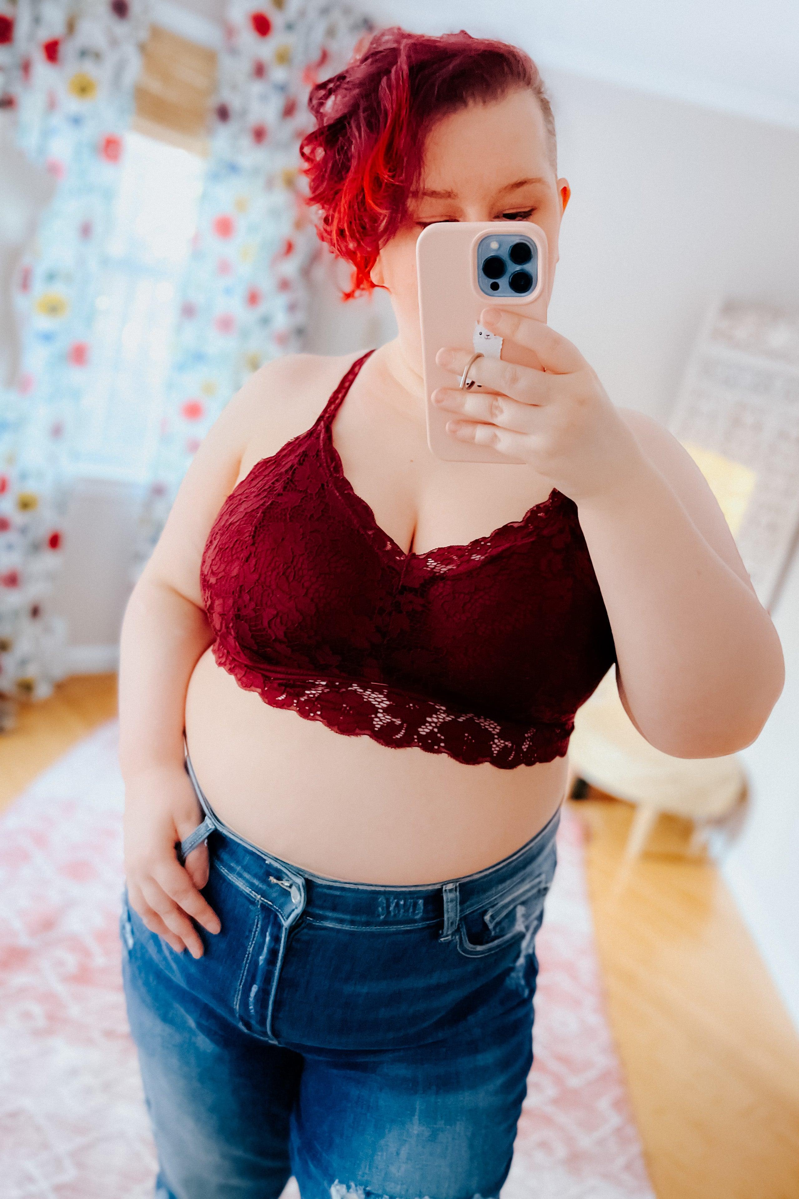 These Dreams Lace Bralette • Burgundy - Atomic Wildflower