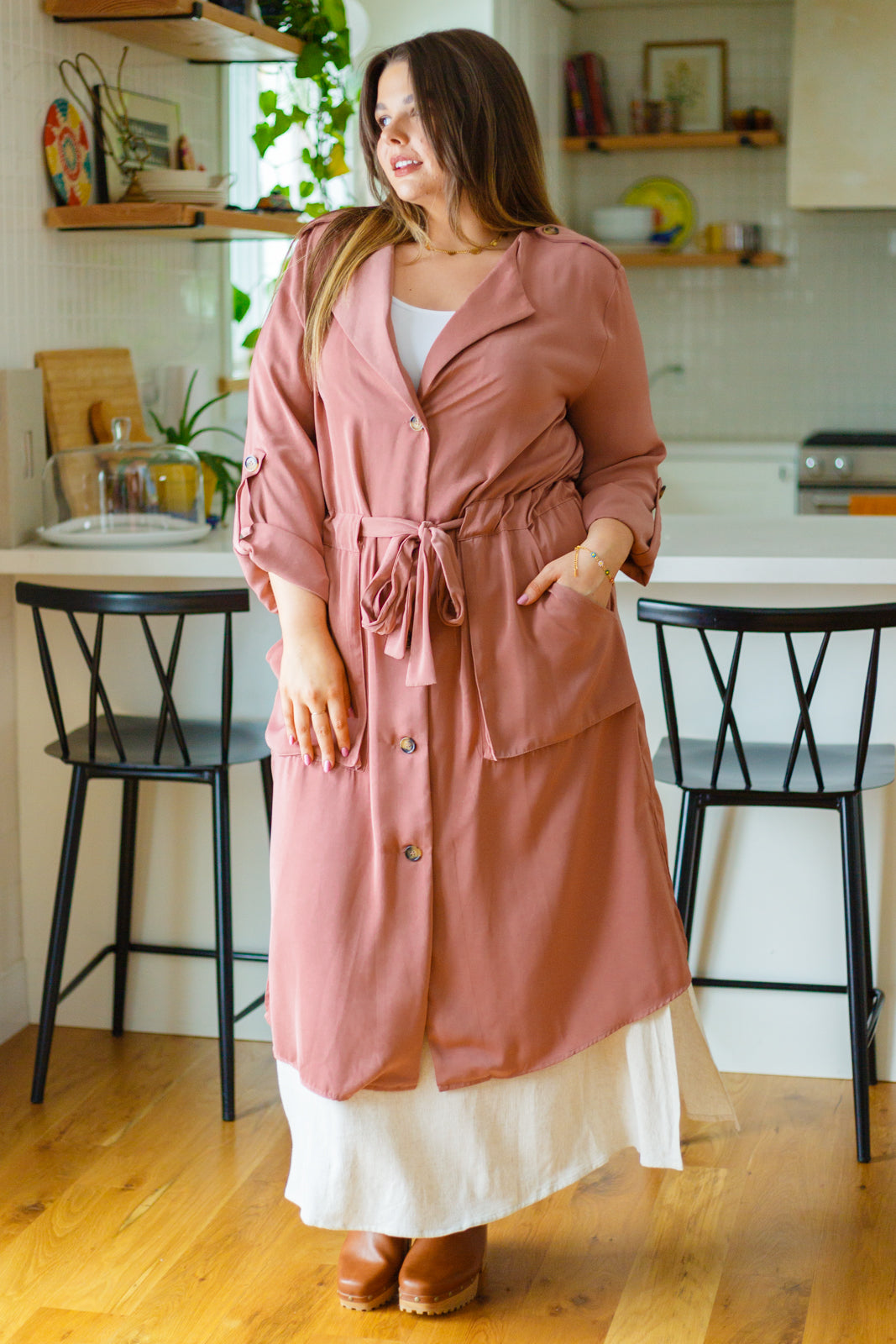 First Day Of Spring Jacket • Dusty Mauve