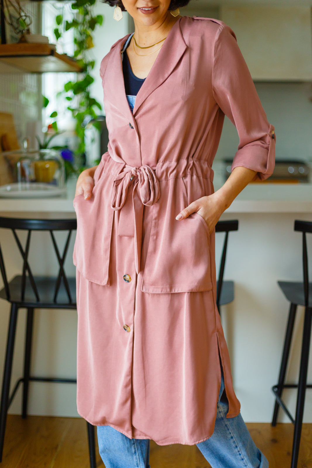 First Day Of Spring Jacket • Dusty Mauve